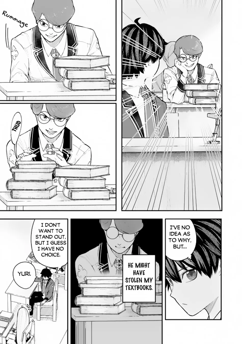 Gomi Ikada to Tsuihou Sareta Shiyounin, Jitsu wa Zense Kenja Desu: Shijou Saikyou no Kenja, Sekai Saikouhou no Gakuen ni Kayou Chapter 5.2 page 5 - 