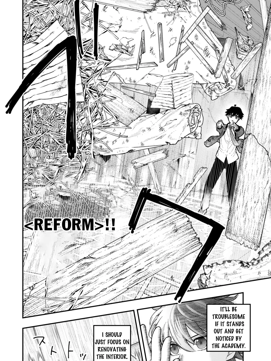 Gomi Ikada to Tsuihou Sareta Shiyounin, Jitsu wa Zense Kenja Desu: Shijou Saikyou no Kenja, Sekai Saikouhou no Gakuen ni Kayou Chapter 5.3 page 18 - 