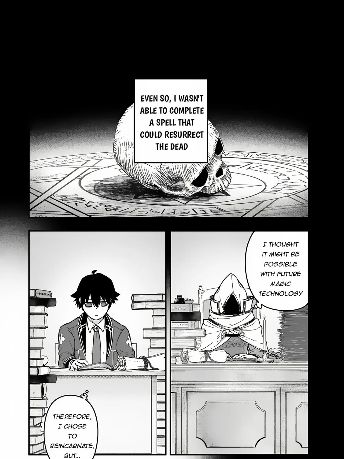Gomi Ikada to Tsuihou Sareta Shiyounin, Jitsu wa Zense Kenja Desu: Shijou Saikyou no Kenja, Sekai Saikouhou no Gakuen ni Kayou Chapter 6.1 page 44 - 