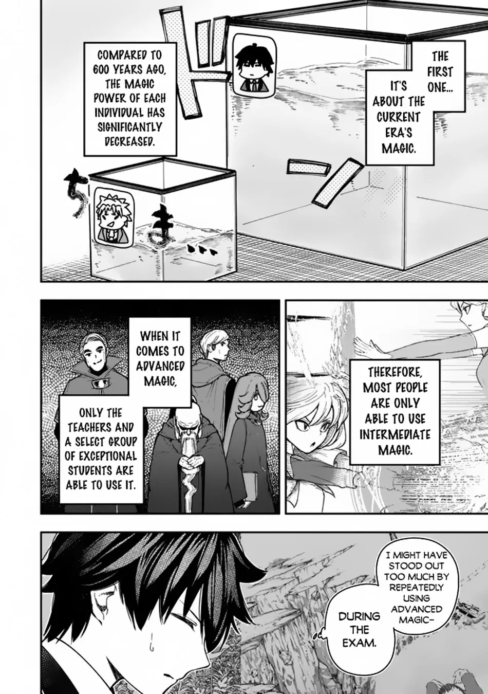 Gomi Ikada to Tsuihou Sareta Shiyounin, Jitsu wa Zense Kenja Desu: Shijou Saikyou no Kenja, Sekai Saikouhou no Gakuen ni Kayou Chapter 7.1 page 3 - 