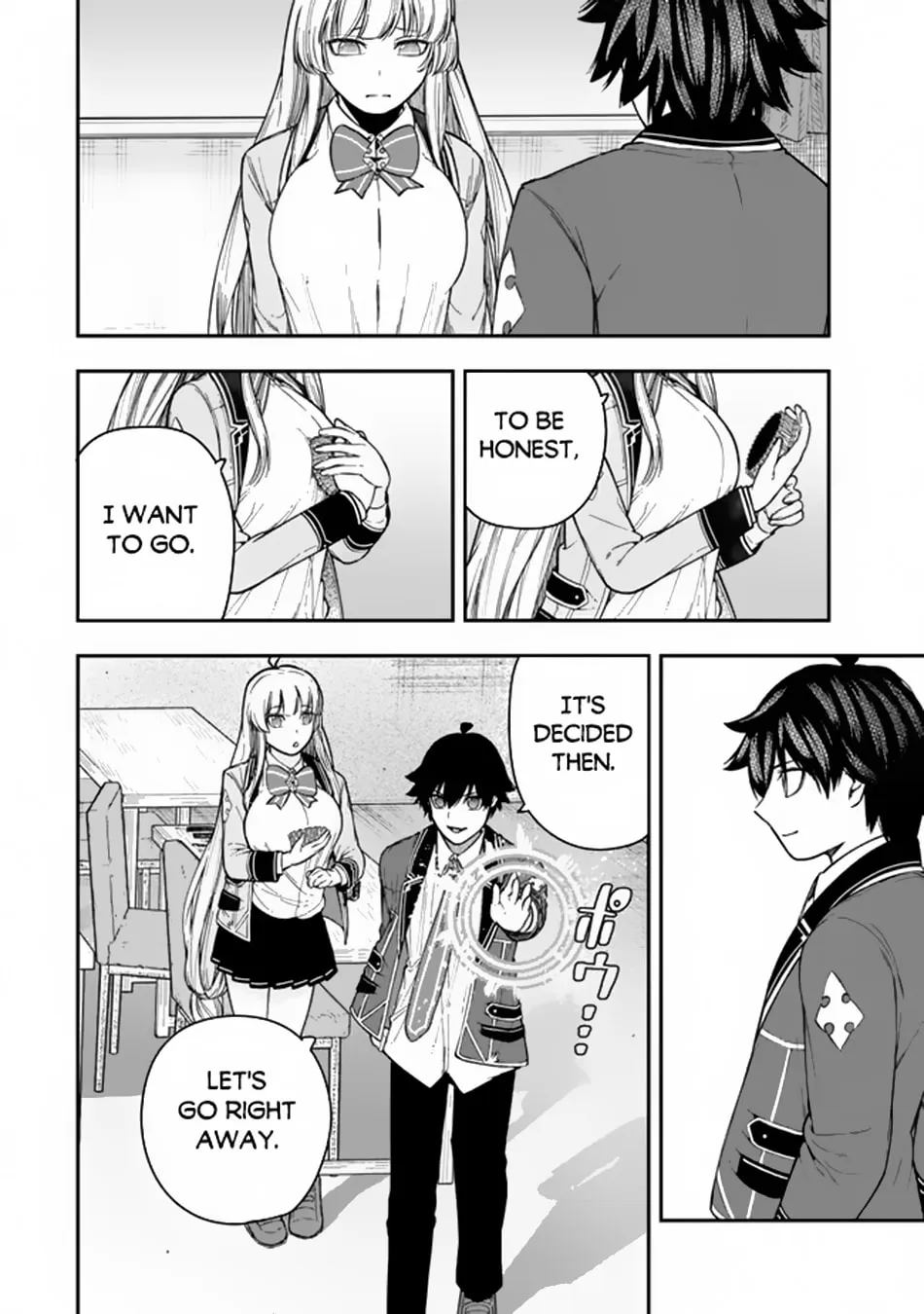 Gomi Ikada to Tsuihou Sareta Shiyounin, Jitsu wa Zense Kenja Desu: Shijou Saikyou no Kenja, Sekai Saikouhou no Gakuen ni Kayou Chapter 7.2 page 12 - 