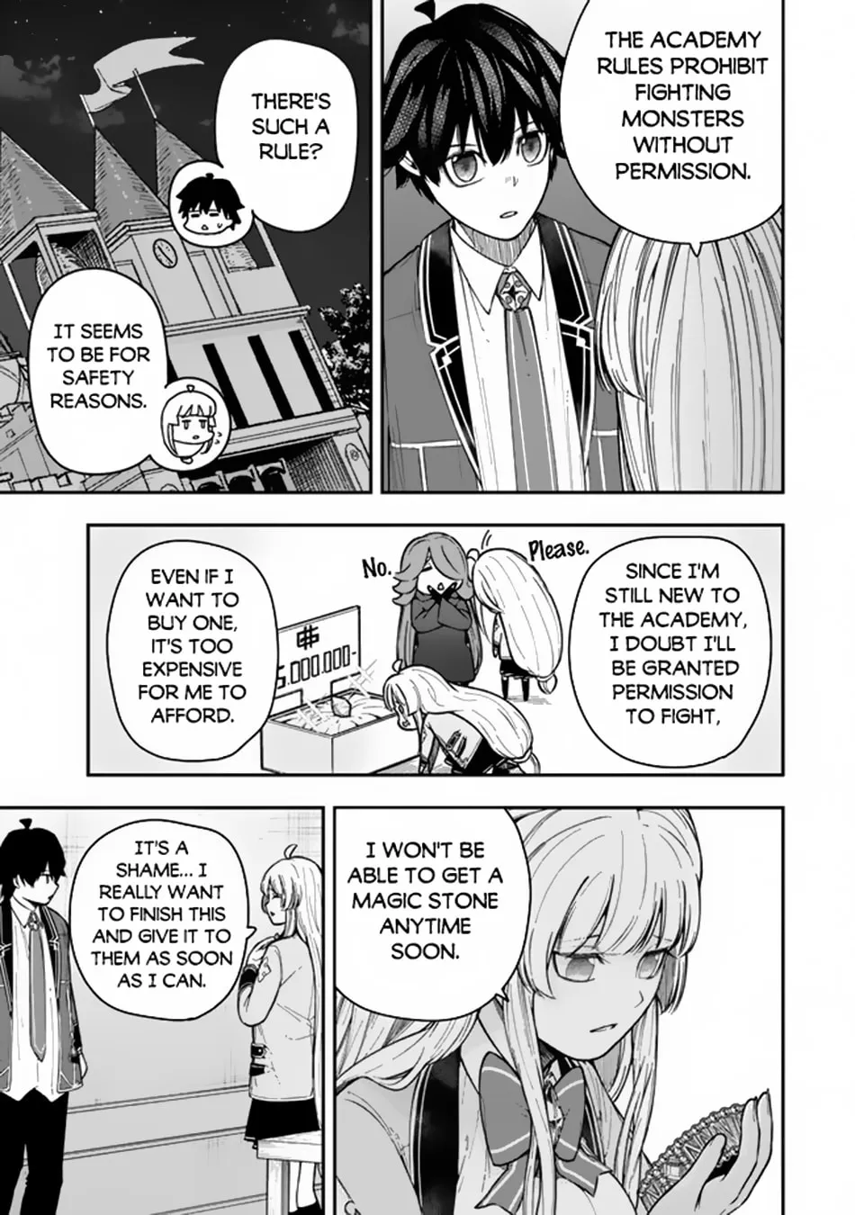 Gomi Ikada to Tsuihou Sareta Shiyounin, Jitsu wa Zense Kenja Desu: Shijou Saikyou no Kenja, Sekai Saikouhou no Gakuen ni Kayou Chapter 7.2 page 9 - 