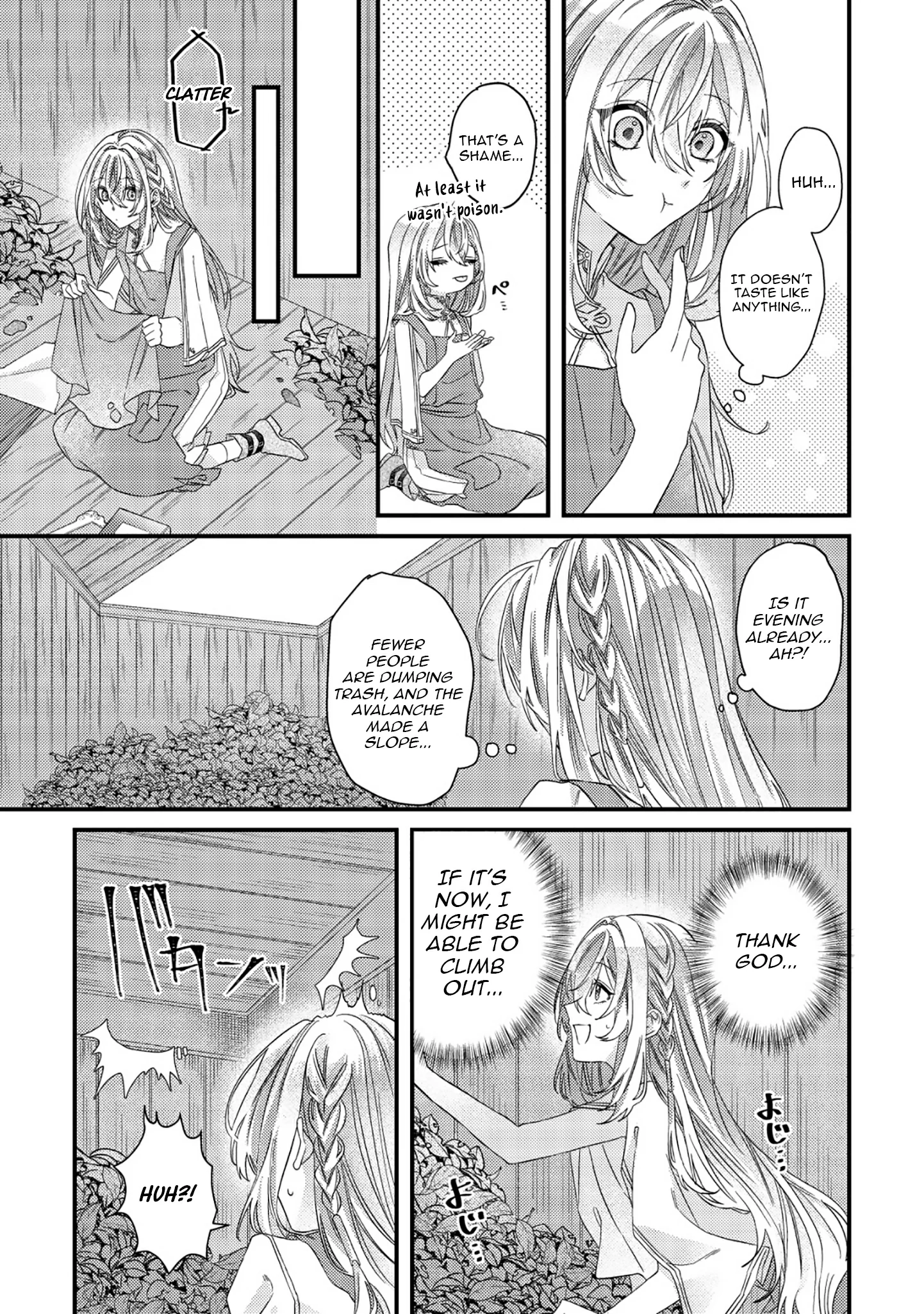 Gomibako Gurashi no Seijo-sama ~Gomi Atsukai no Kodai Mahou Dougu wo Naoshitari, Tsuihou Boukensha wo Naoshitari no Slow Life~ Chapter 1 page 28 - 