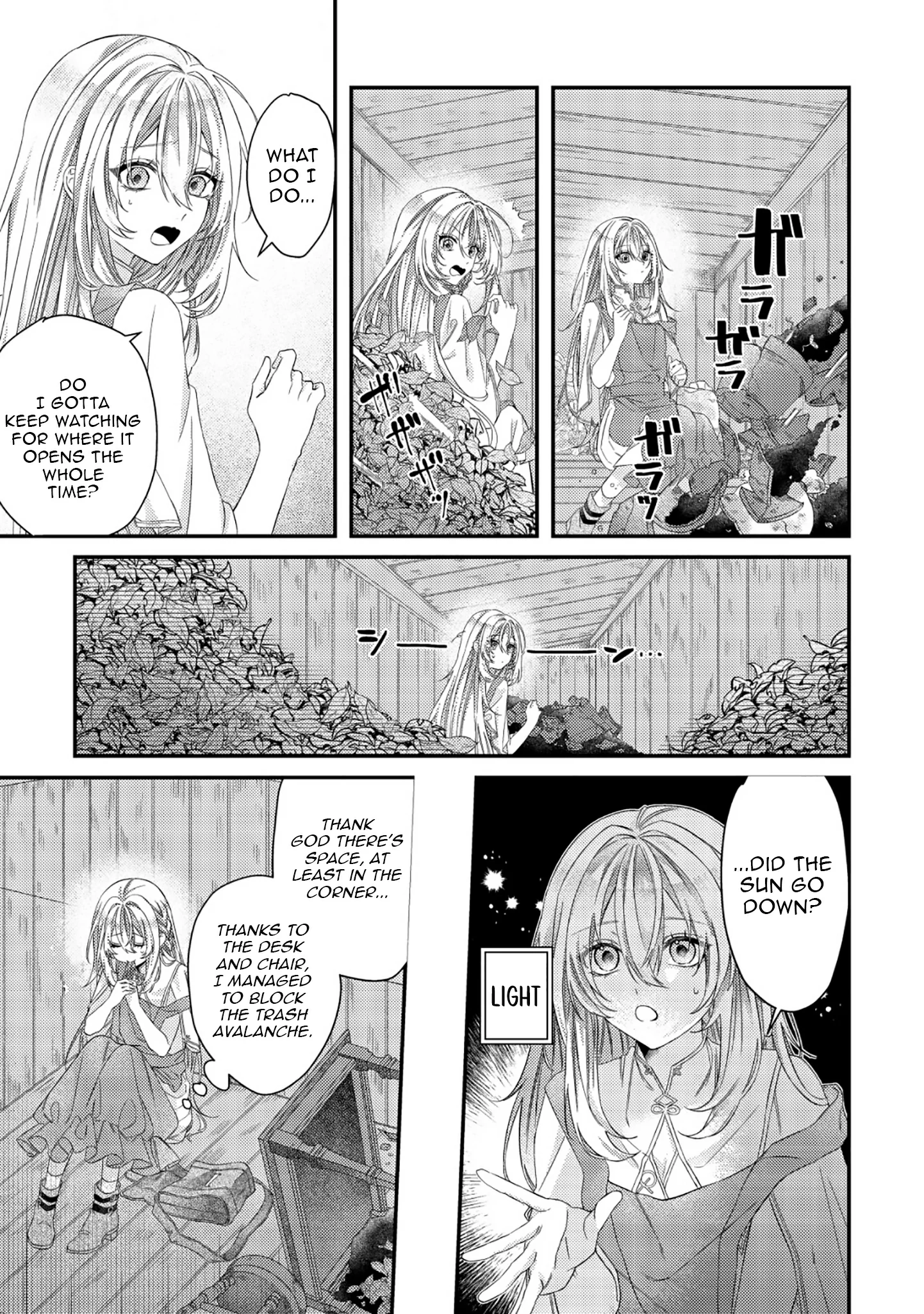 Gomibako Gurashi no Seijo-sama ~Gomi Atsukai no Kodai Mahou Dougu wo Naoshitari, Tsuihou Boukensha wo Naoshitari no Slow Life~ Chapter 1 page 30 - 