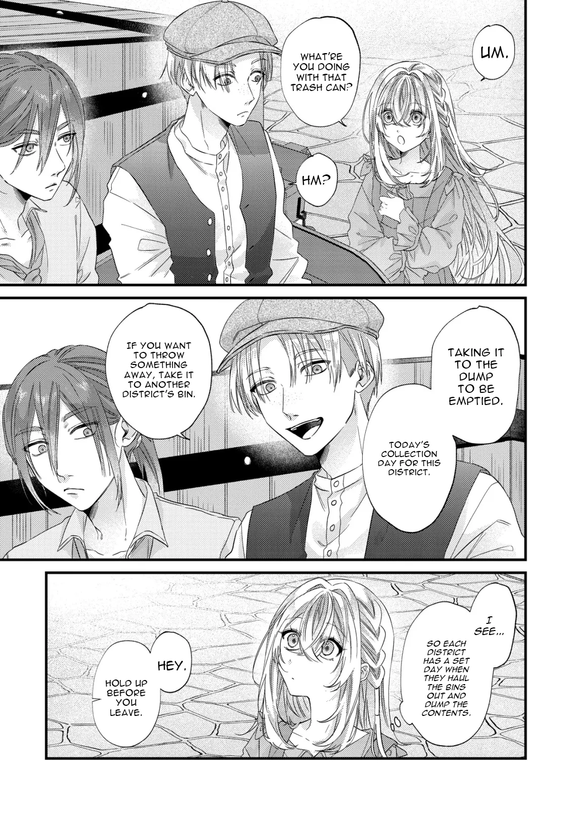 Gomibako Gurashi no Seijo-sama ~Gomi Atsukai no Kodai Mahou Dougu wo Naoshitari, Tsuihou Boukensha wo Naoshitari no Slow Life~ Chapter 3 page 14 - 