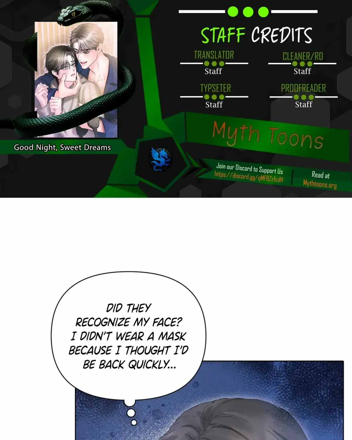 Good Night, Sweet Dream Chapter 1.2 page 1 - 