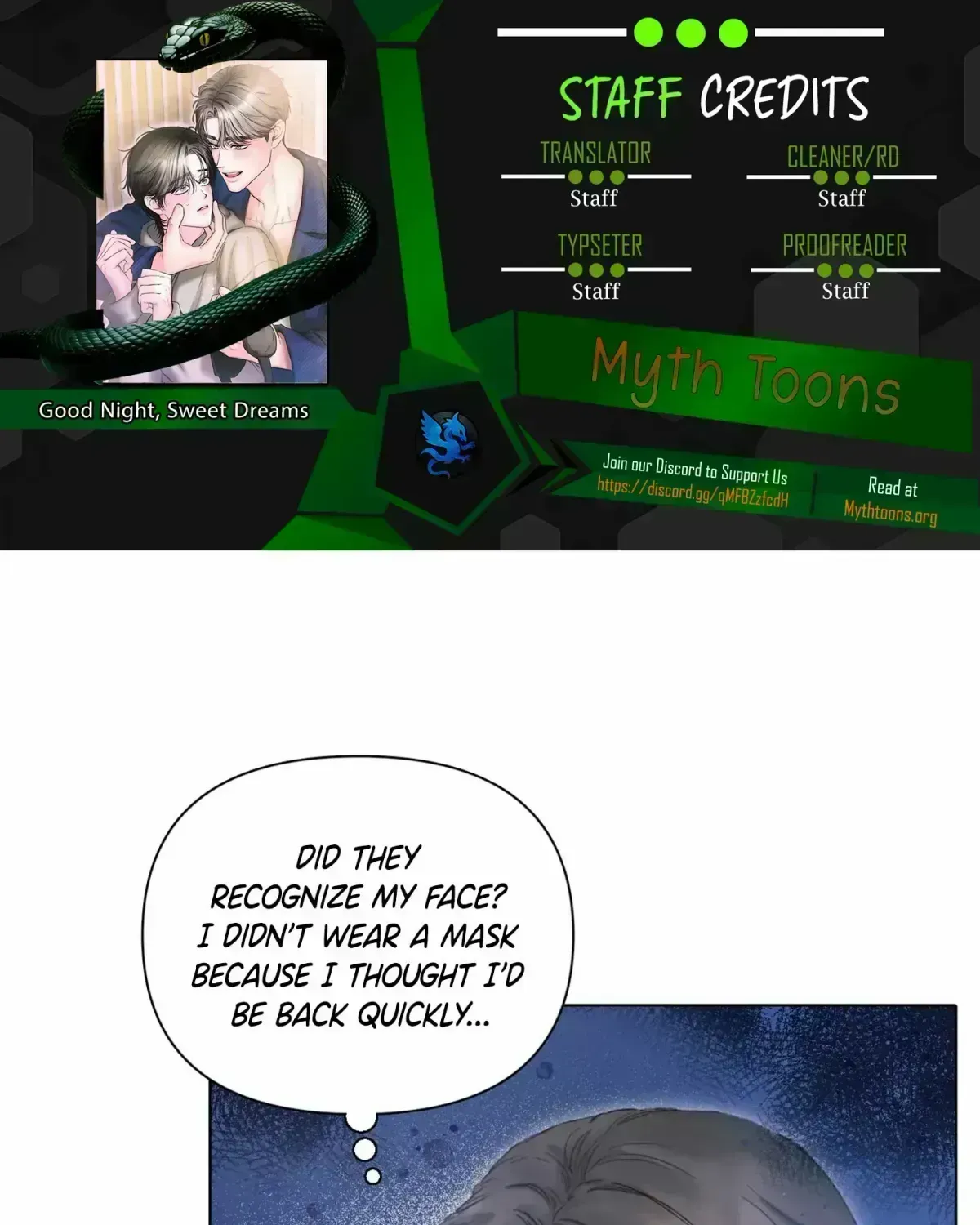 Good Night, Sweet Dream Chapter 1.8 page 1 - 