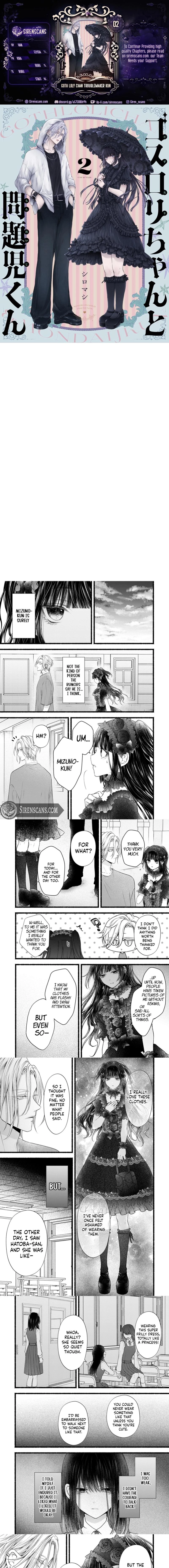Goth Loli-chan to Mondaiji-kun Chapter 2 page 1 - 