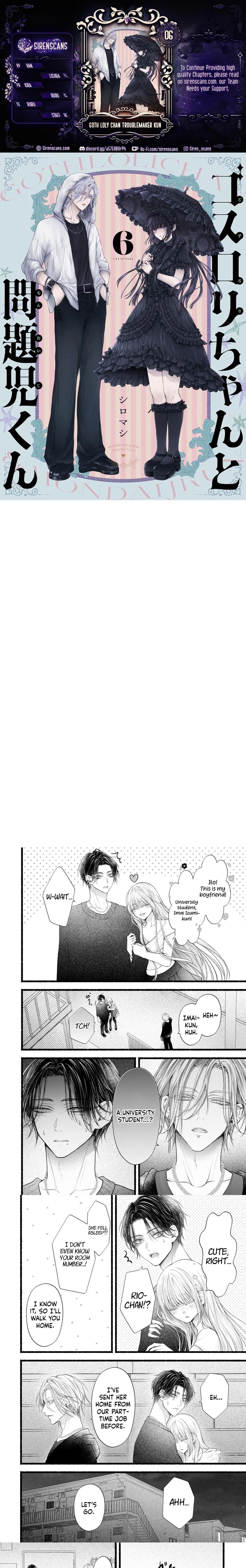 Goth Loli-chan to Mondaiji-kun Chapter 6 page 1 - 