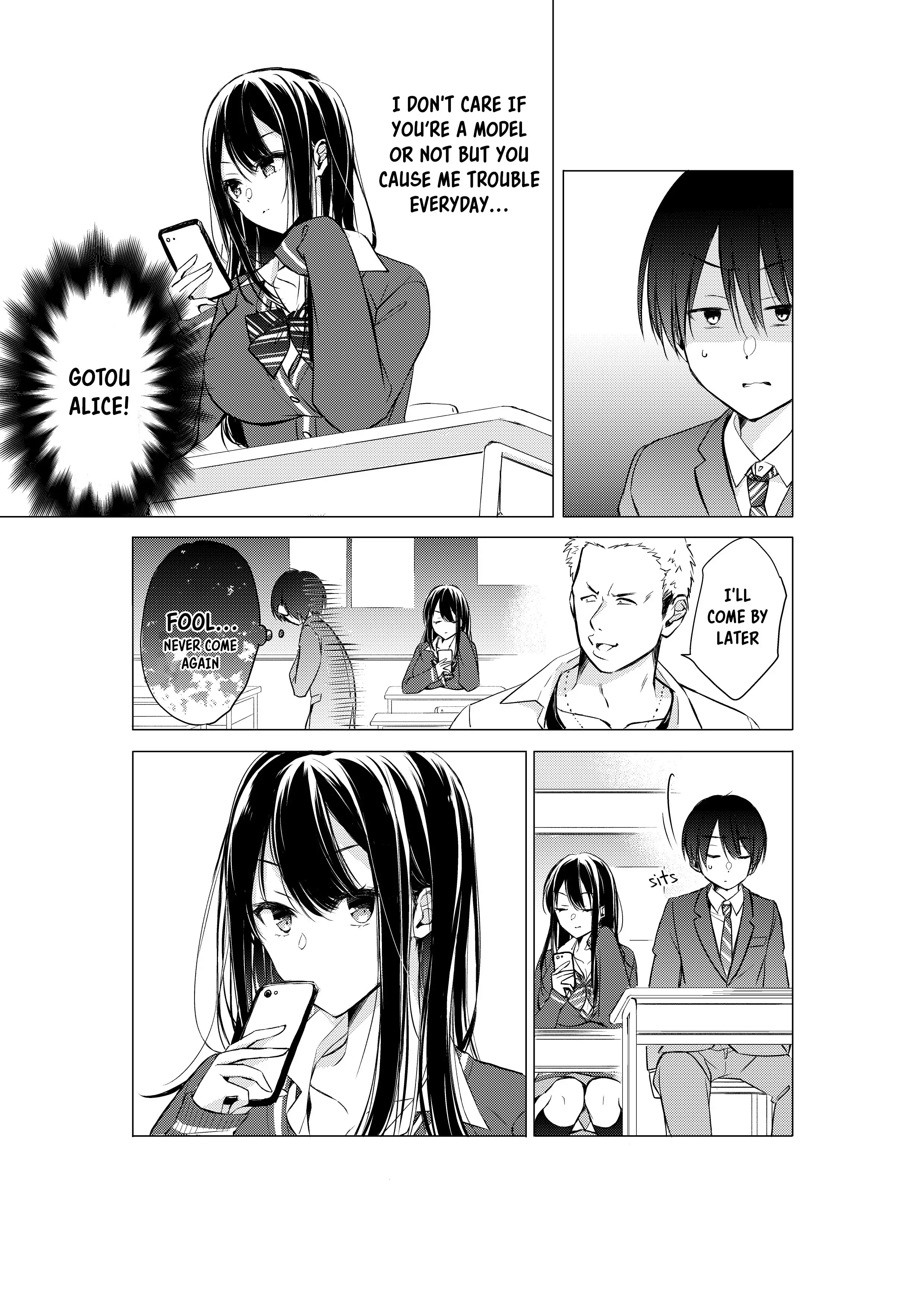 Gotou-san wa Furimukasetai! (Pre-serialization) Chapter 1 page 2 - 