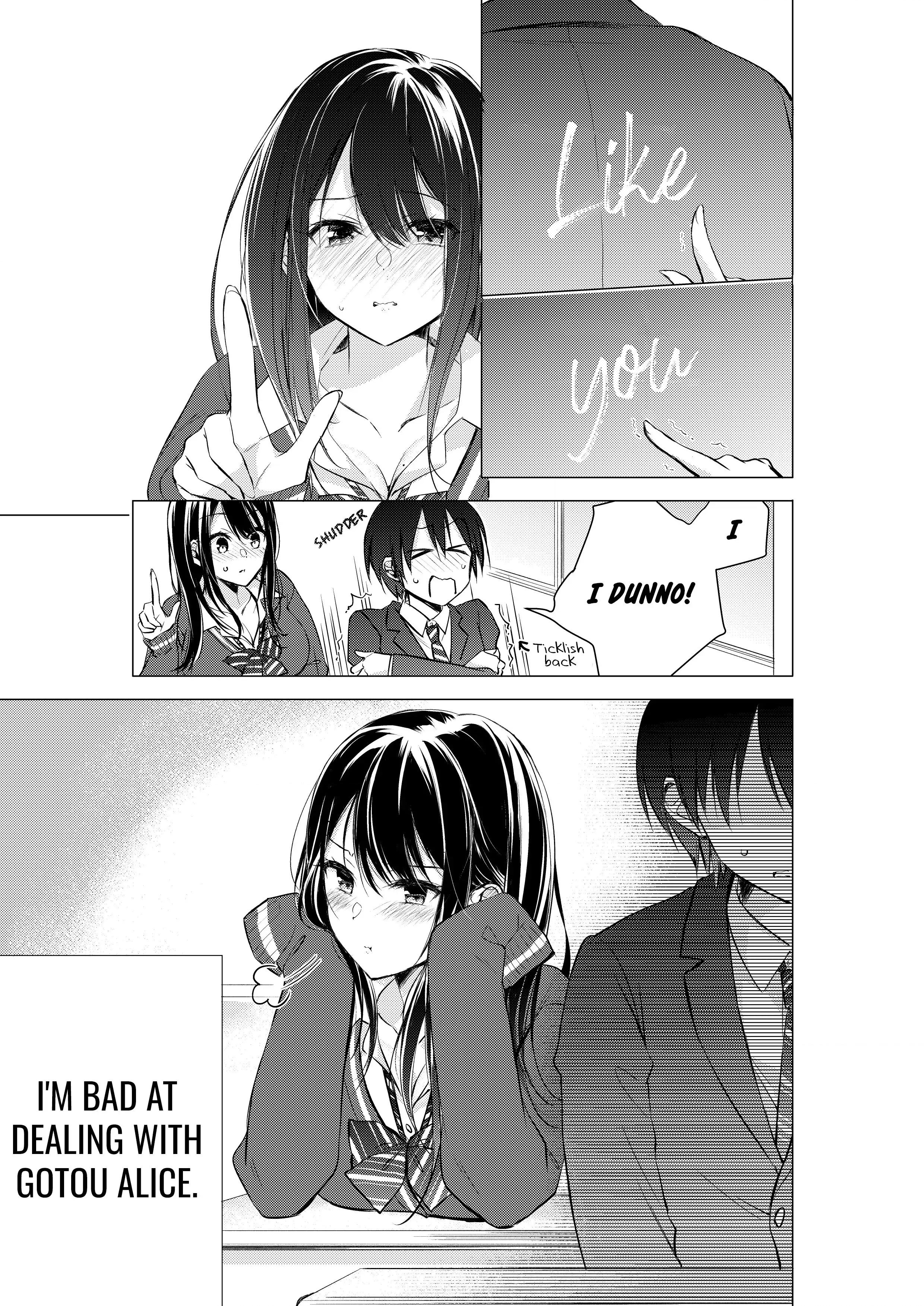 Gotou-san wa Furimukasetai! (Pre-serialization) Chapter 1 page 4 - 