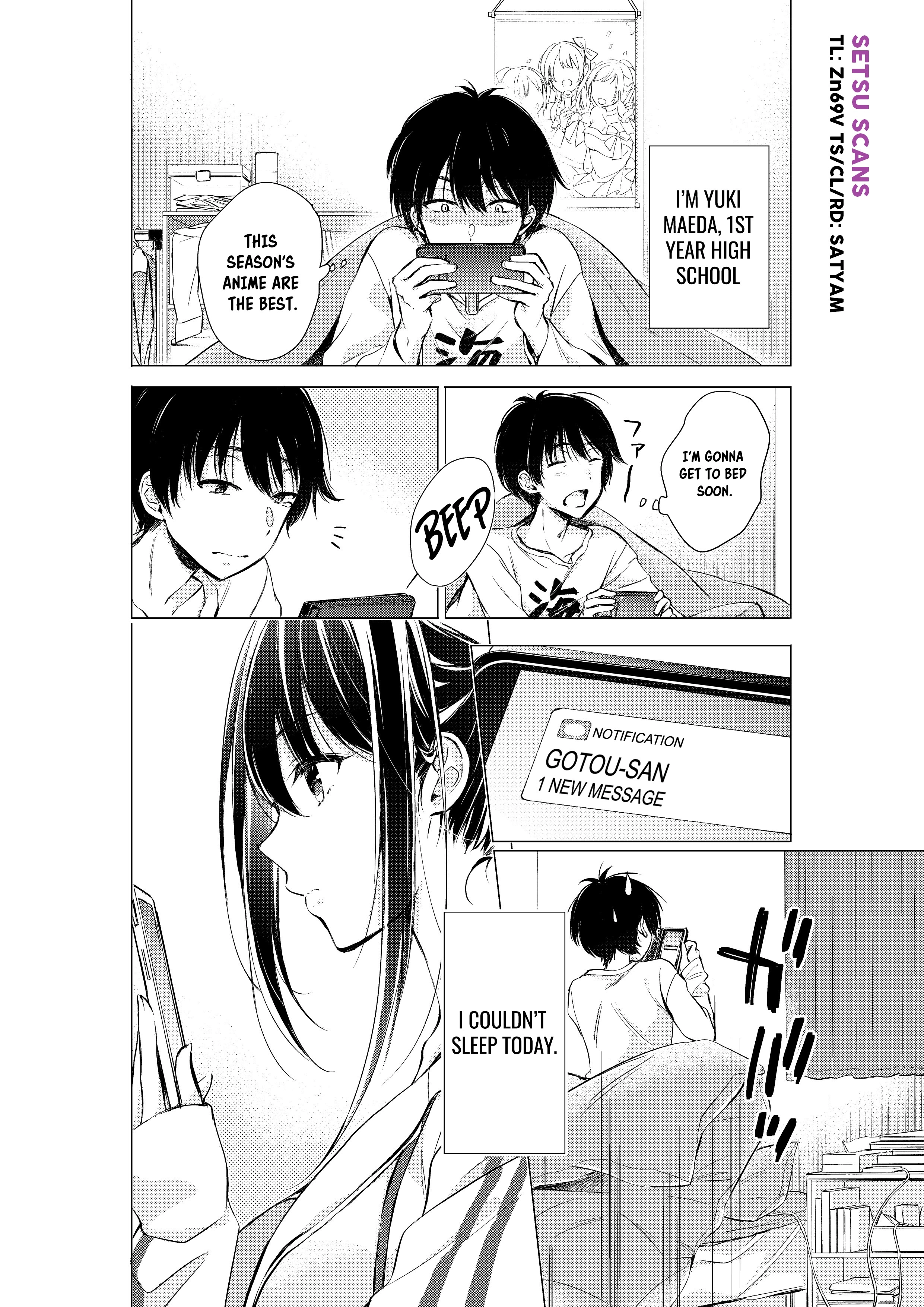 Gotou-san wa Furimukasetai! (Pre-serialization) Chapter 10 page 2 - 