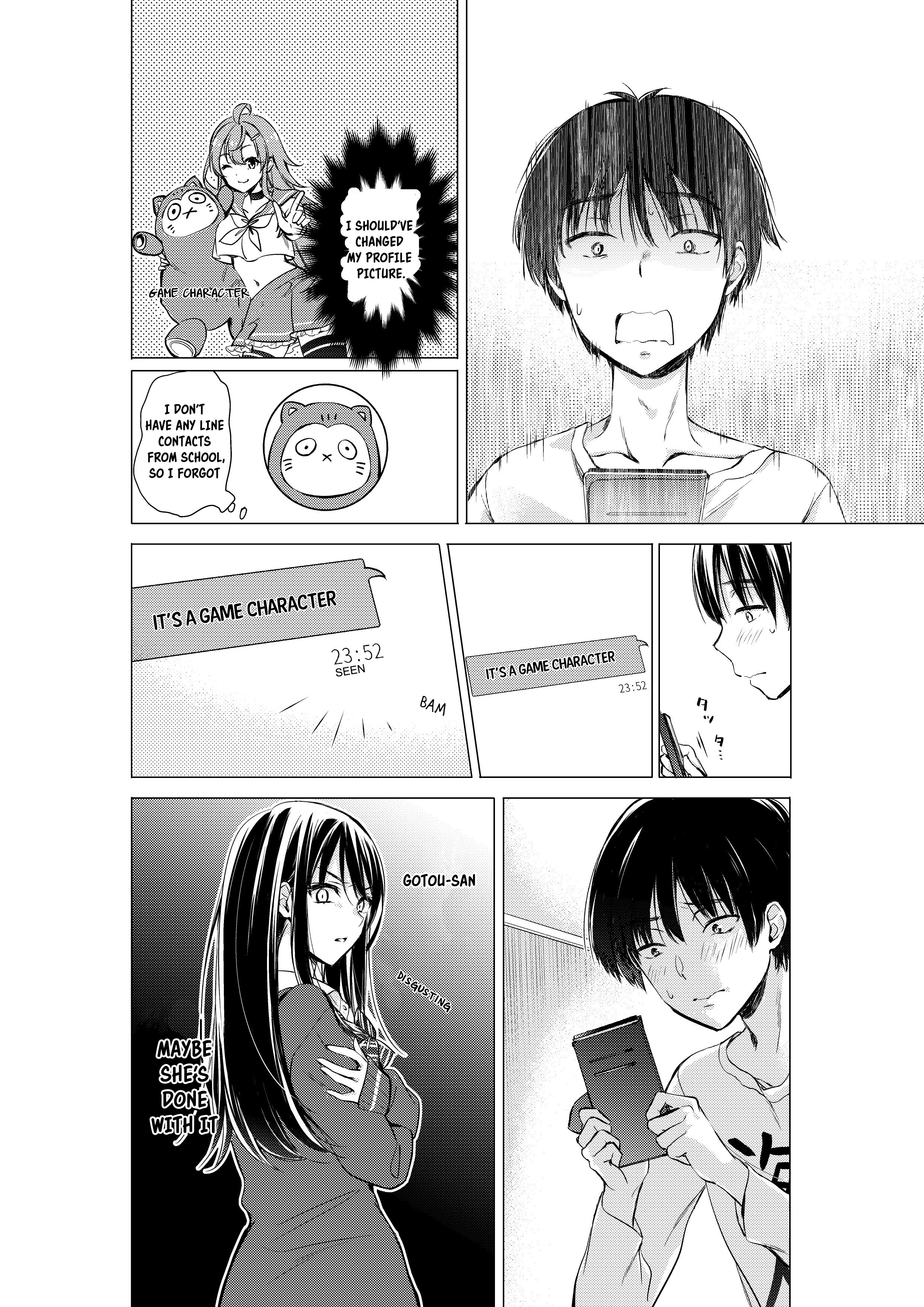 Gotou-san wa Furimukasetai! (Pre-serialization) Chapter 10 page 5 - 
