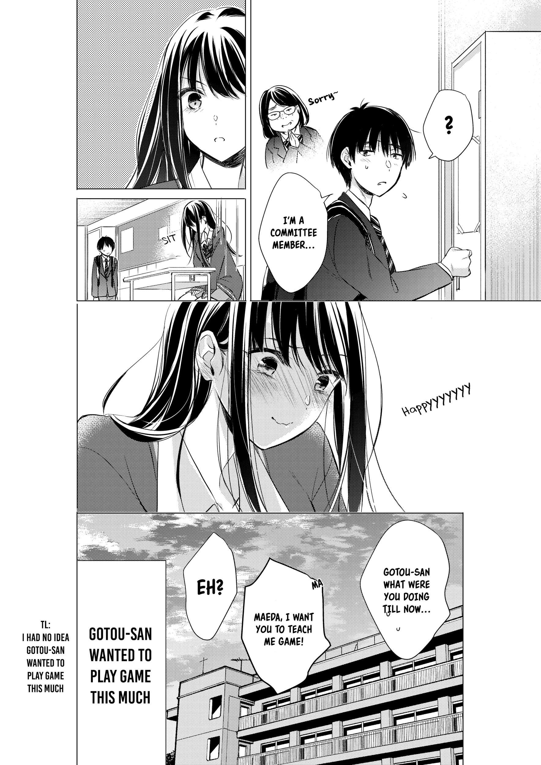 Gotou-san wa Furimukasetai! (Pre-serialization) Chapter 15 page 7 - 