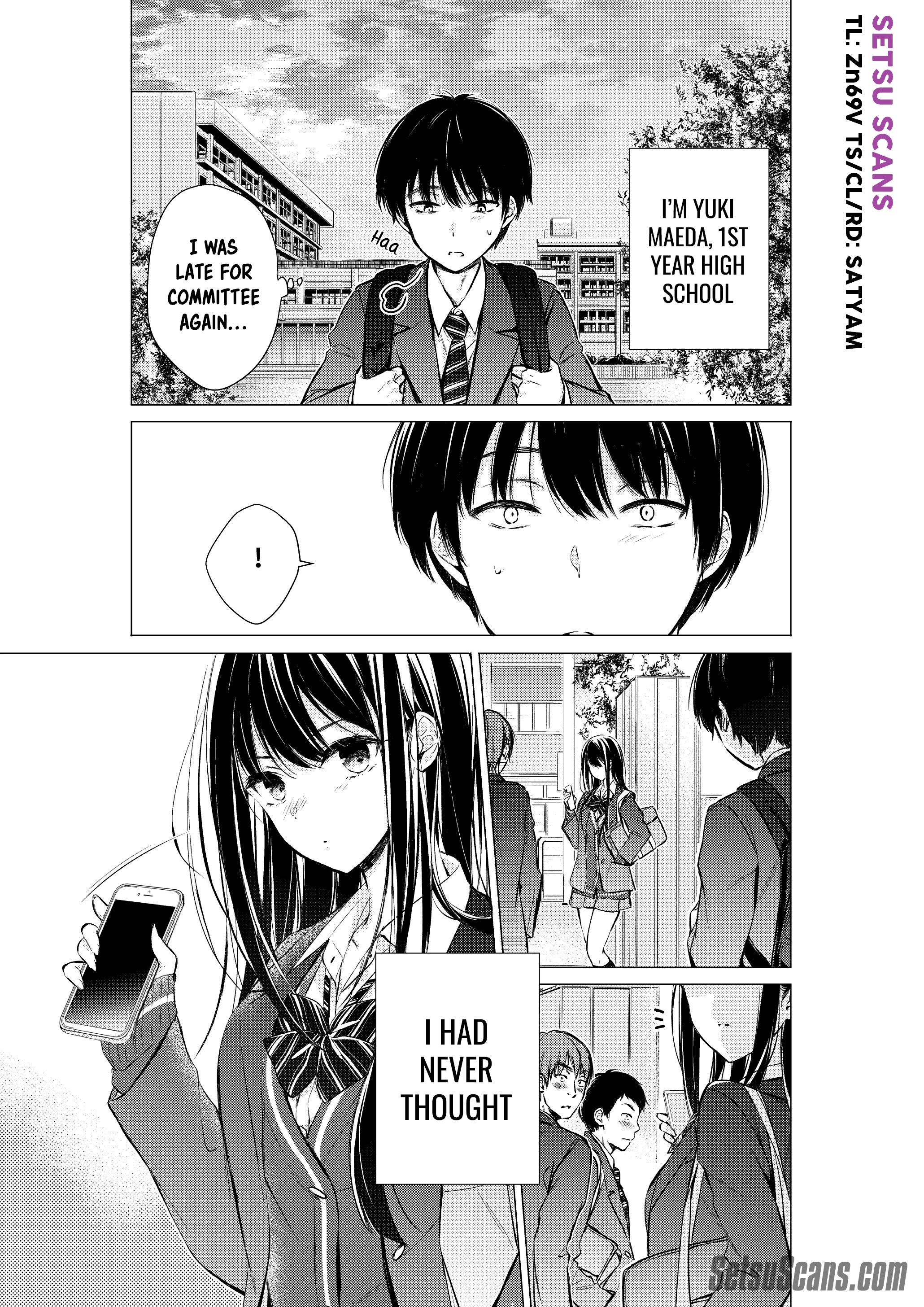 Gotou-san wa Furimukasetai! (Pre-serialization) Chapter 16 page 2 - 