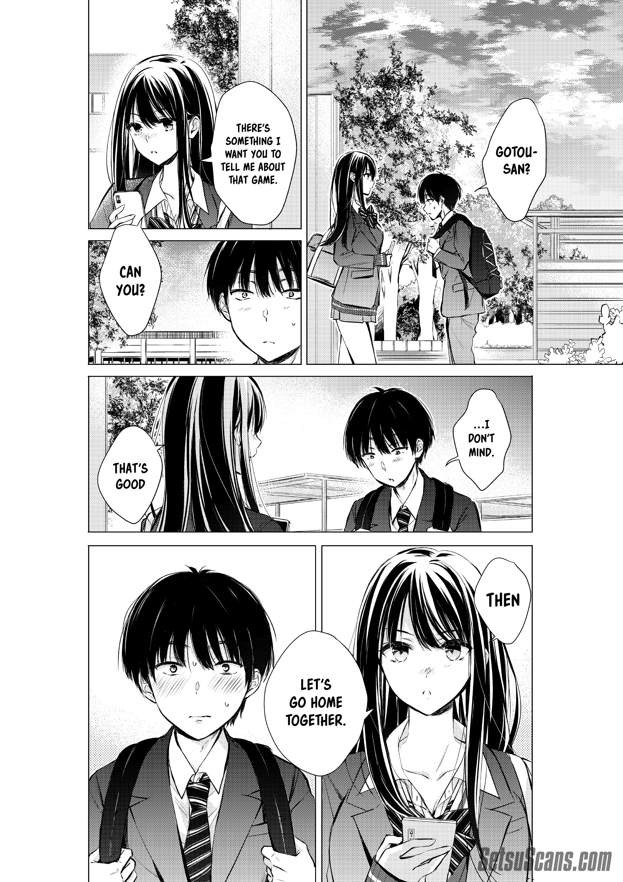 Gotou-san wa Furimukasetai! (Pre-serialization) Chapter 16 page 3 - 