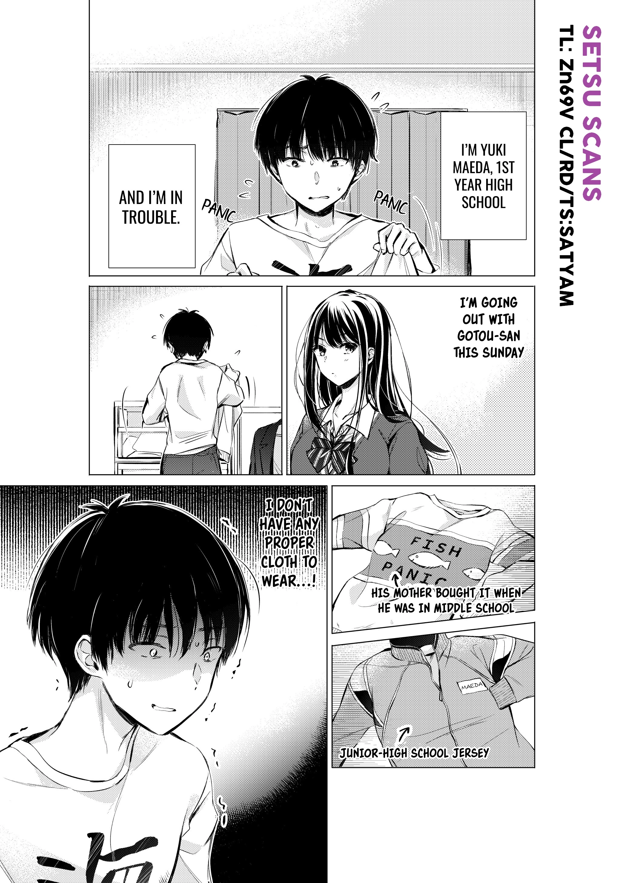 Gotou-san wa Furimukasetai! (Pre-serialization) Chapter 20 page 2 - 