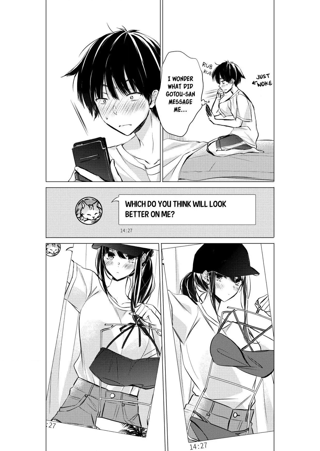 Gotou-san wa Furimukasetai! (Pre-serialization) Chapter 24 page 4 - 