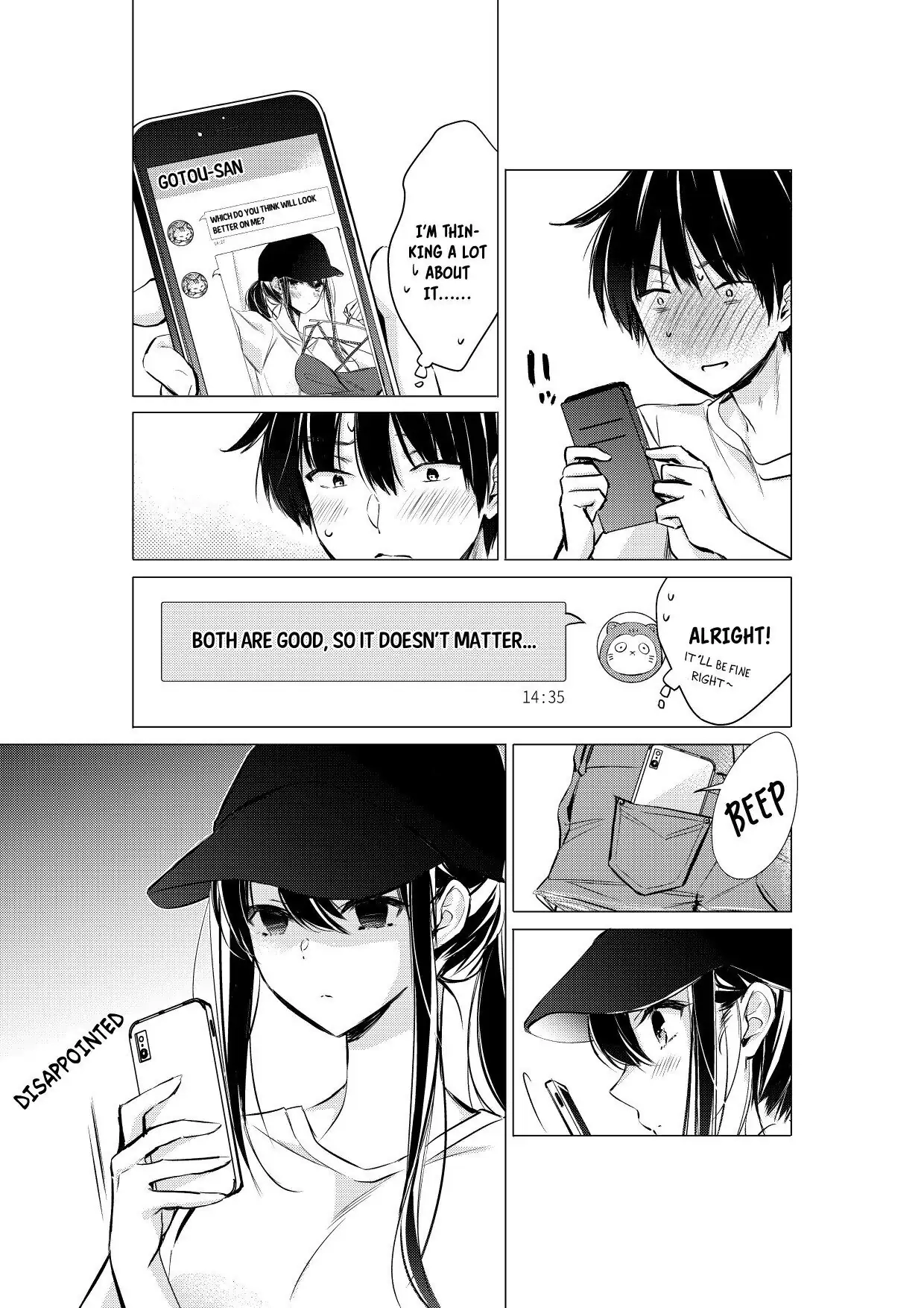 Gotou-san wa Furimukasetai! (Pre-serialization) Chapter 24 page 6 - 