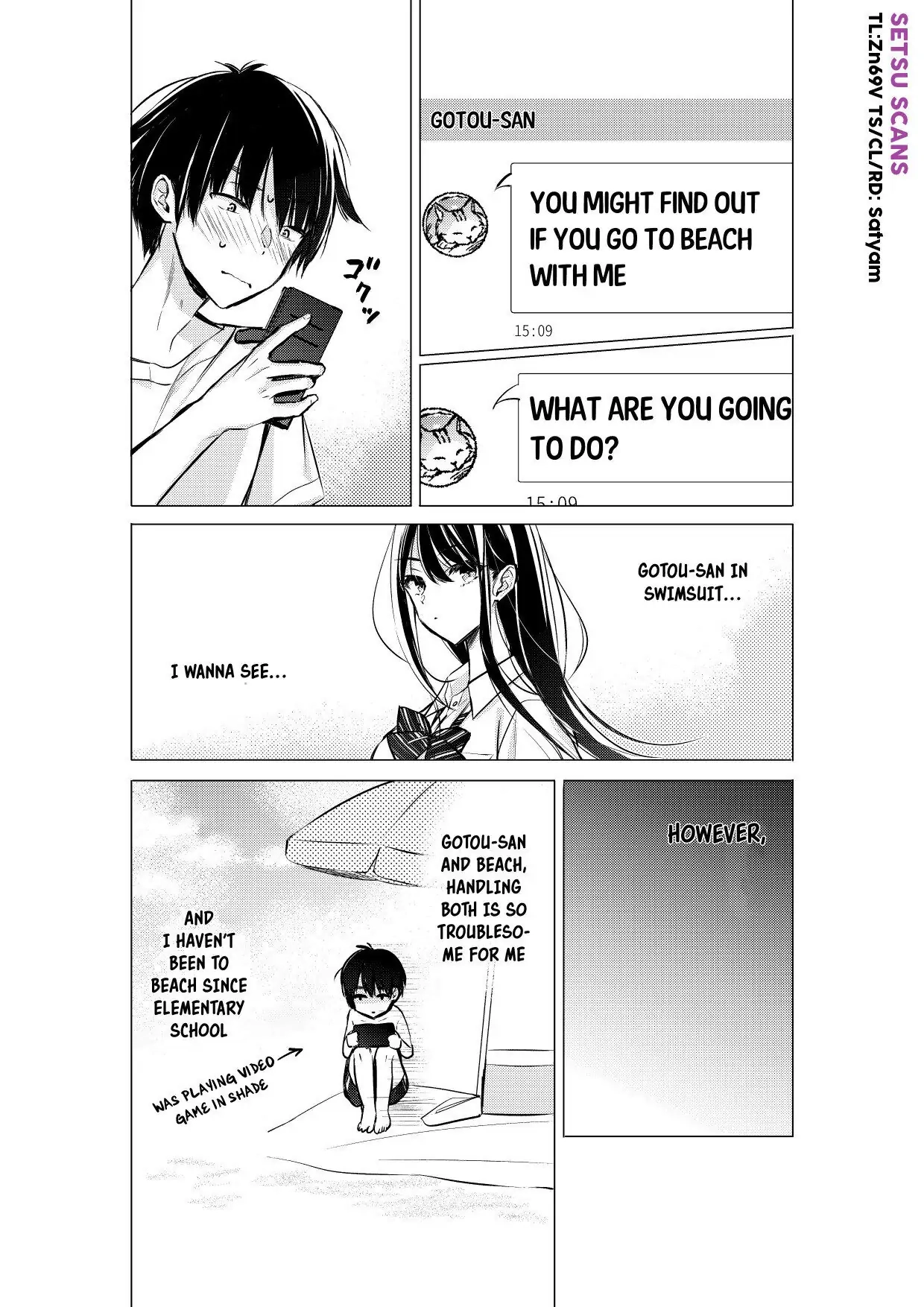 Gotou-san wa Furimukasetai! (Pre-serialization) Chapter 26 page 2 - 
