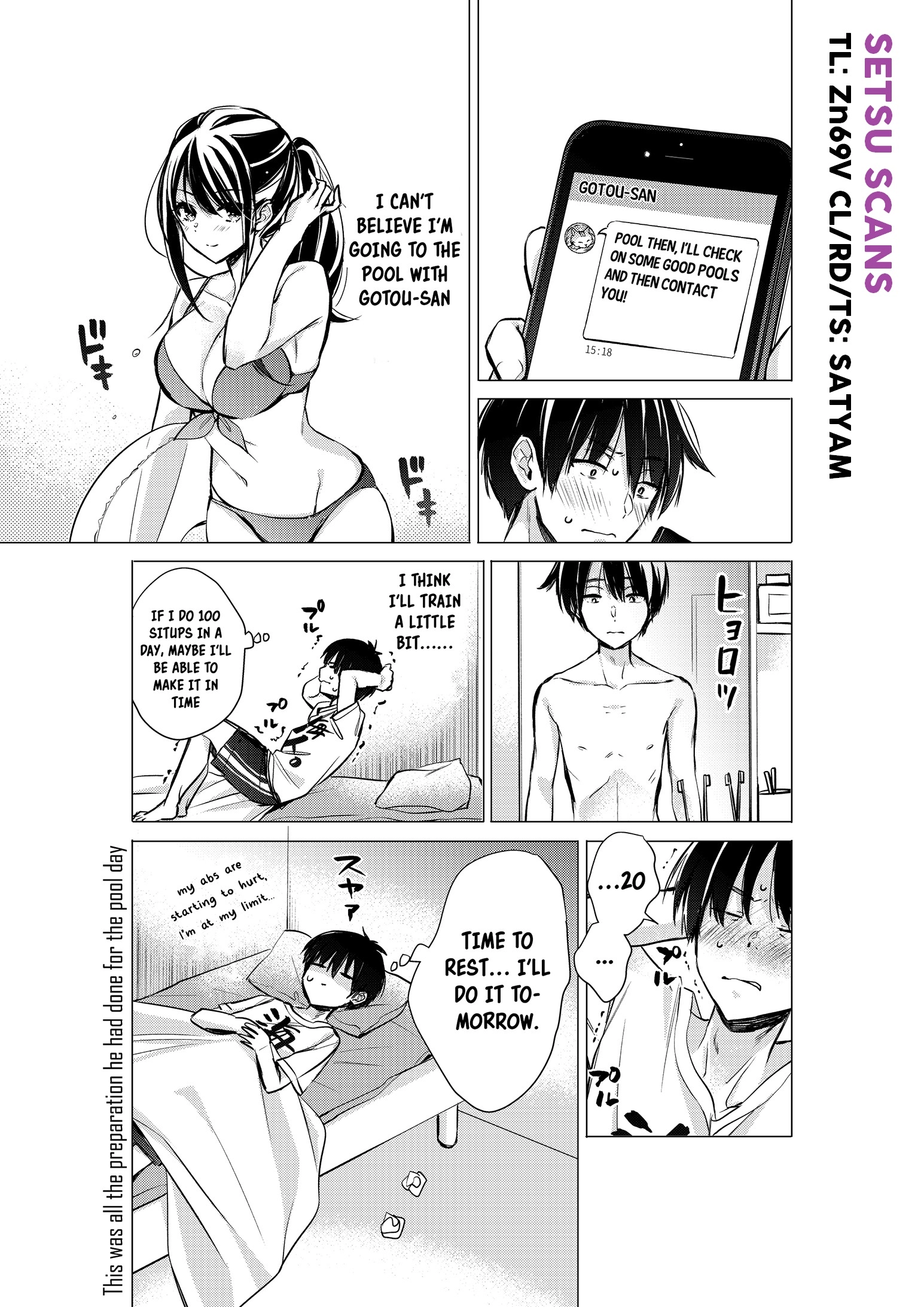 Gotou-san wa Furimukasetai! (Pre-serialization) Chapter 27 page 2 - 