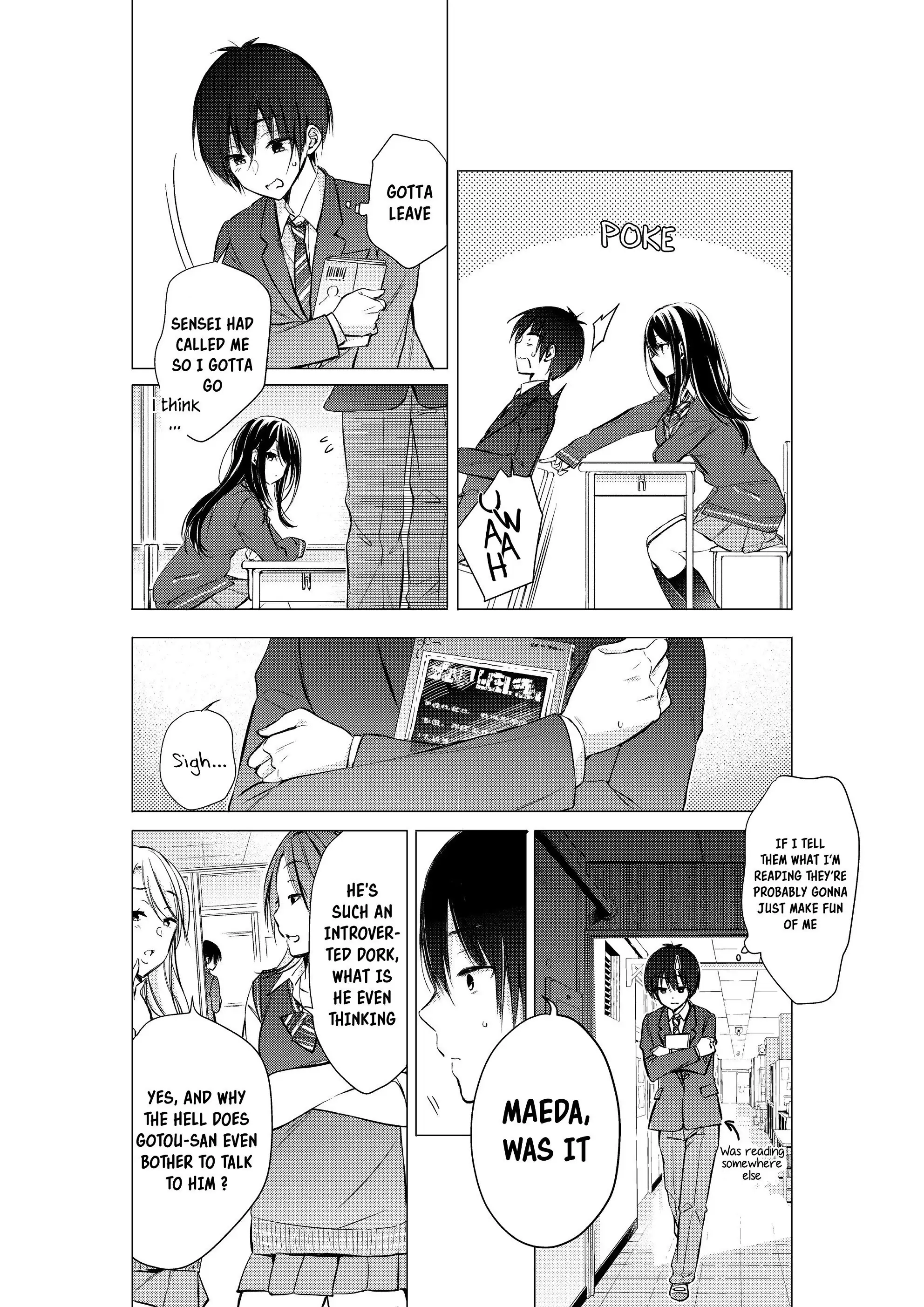 Gotou-san wa Furimukasetai! (Pre-serialization) Chapter 3 page 3 - 
