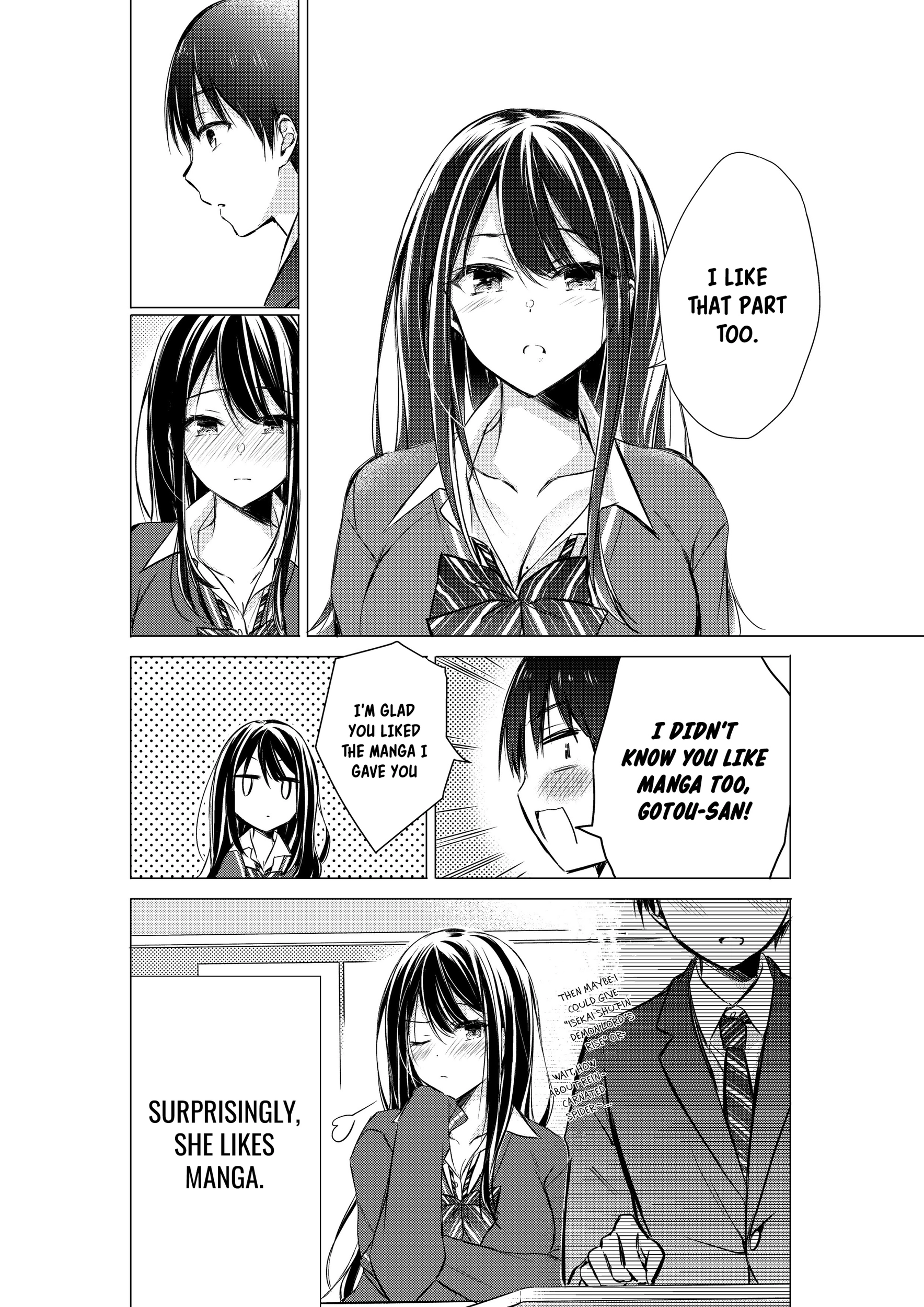 Gotou-san wa Furimukasetai! (Pre-serialization) Chapter 4 page 5 - 