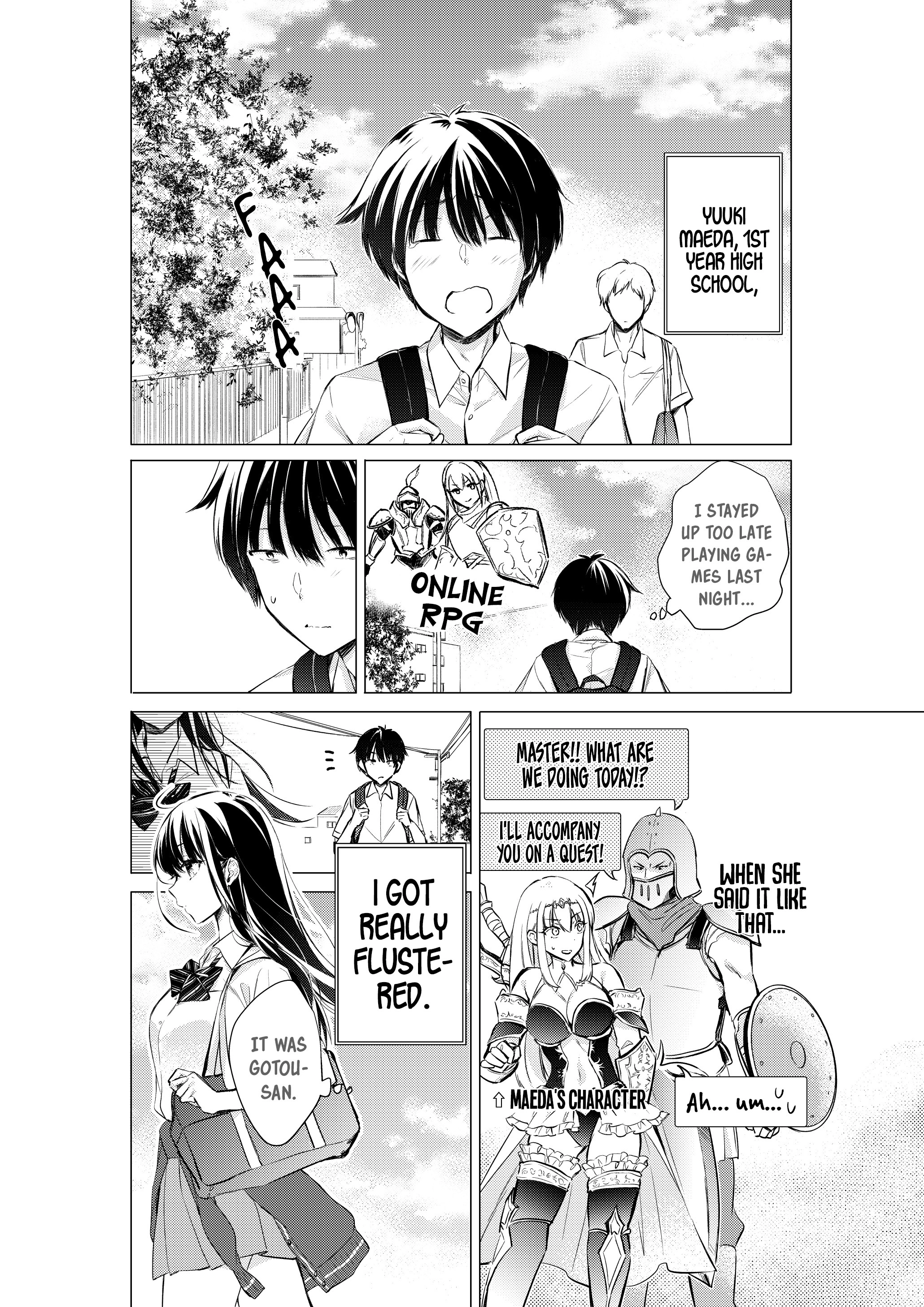 Gotou-san wa Furimukasetai! (Pre-serialization) Chapter 46 page 2 - 