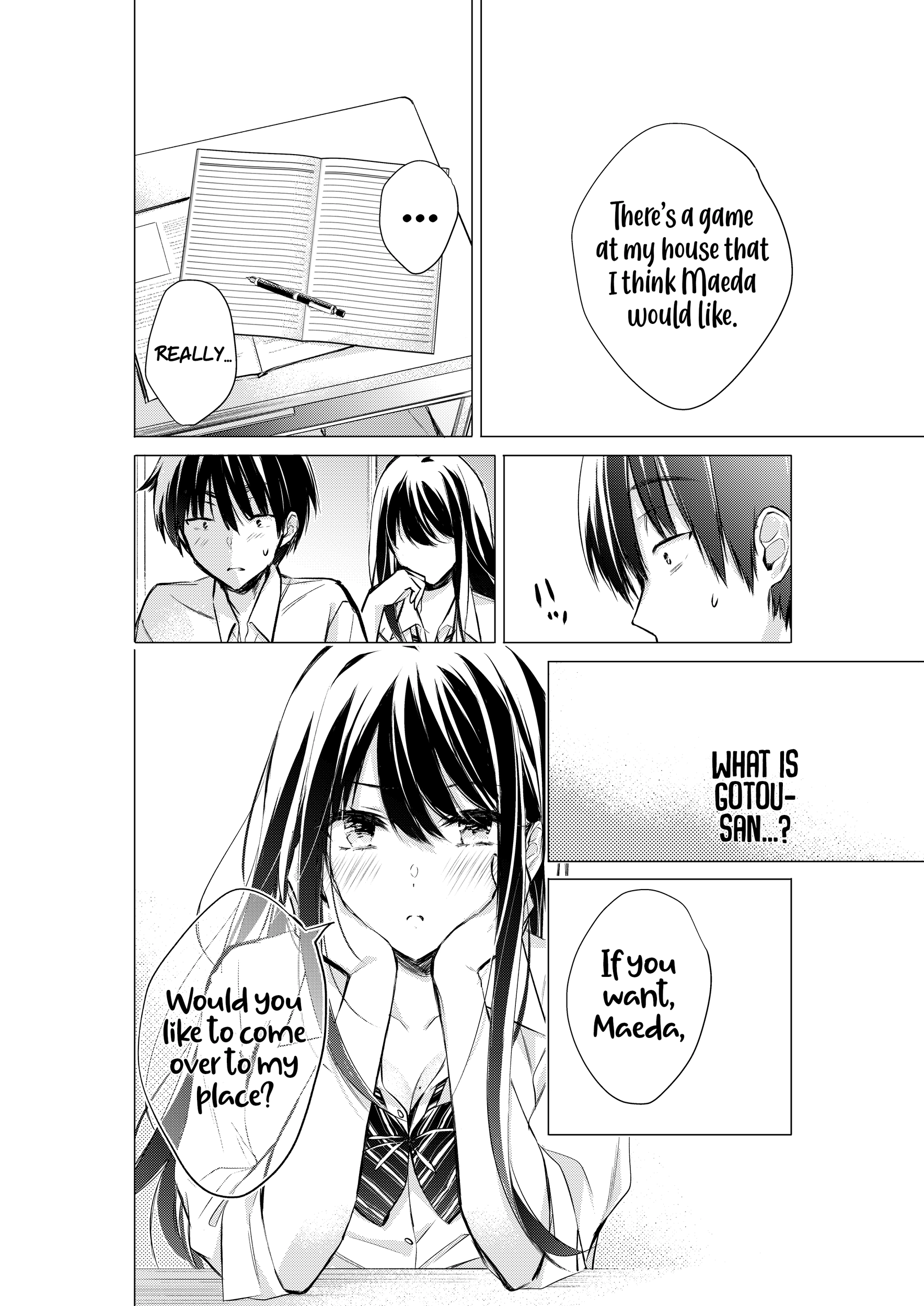 Gotou-san wa Furimukasetai! (Pre-serialization) Chapter 47 page 5 - 