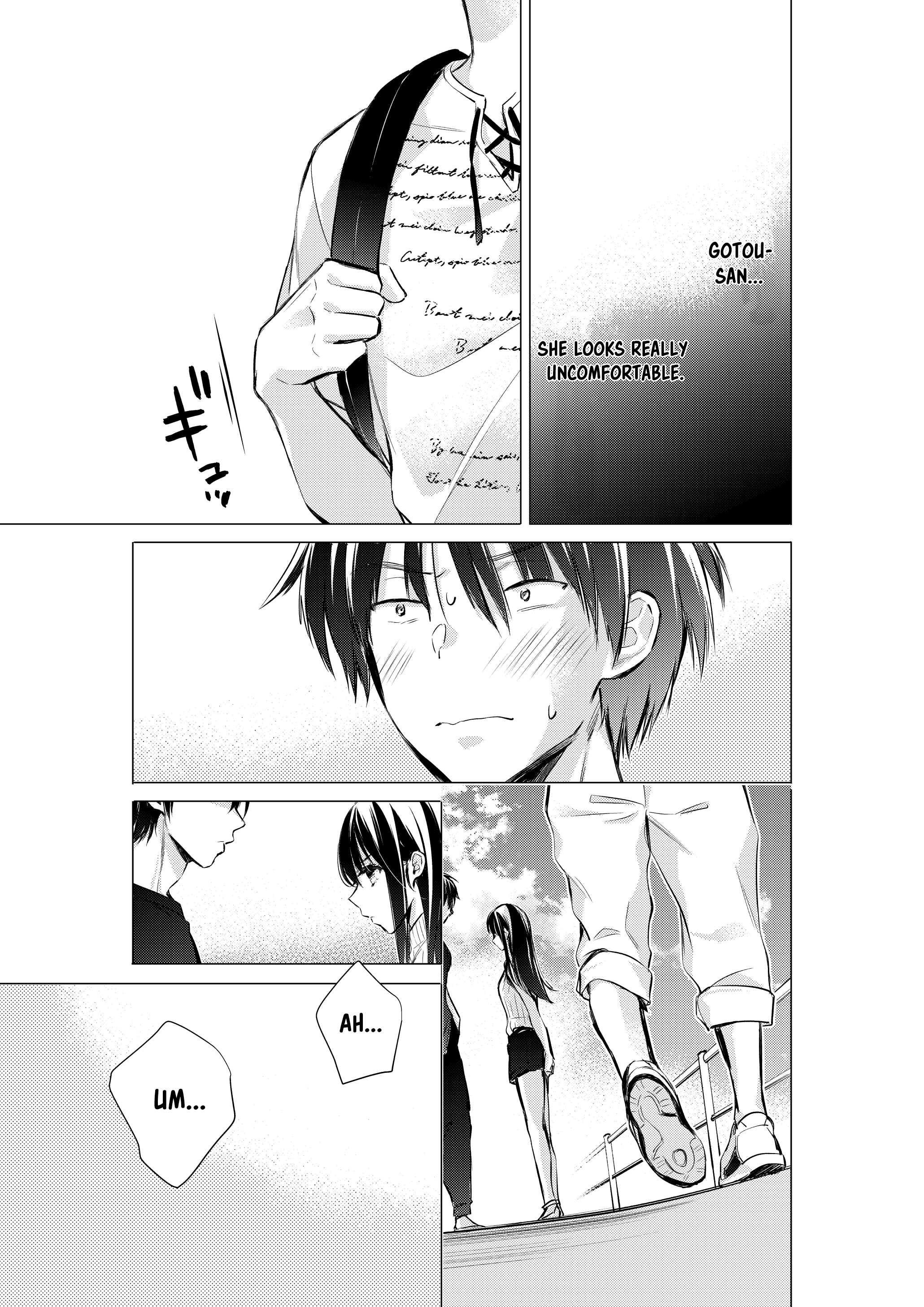 Gotou-san wa Furimukasetai! (Pre-serialization) Chapter 49 page 2 - 