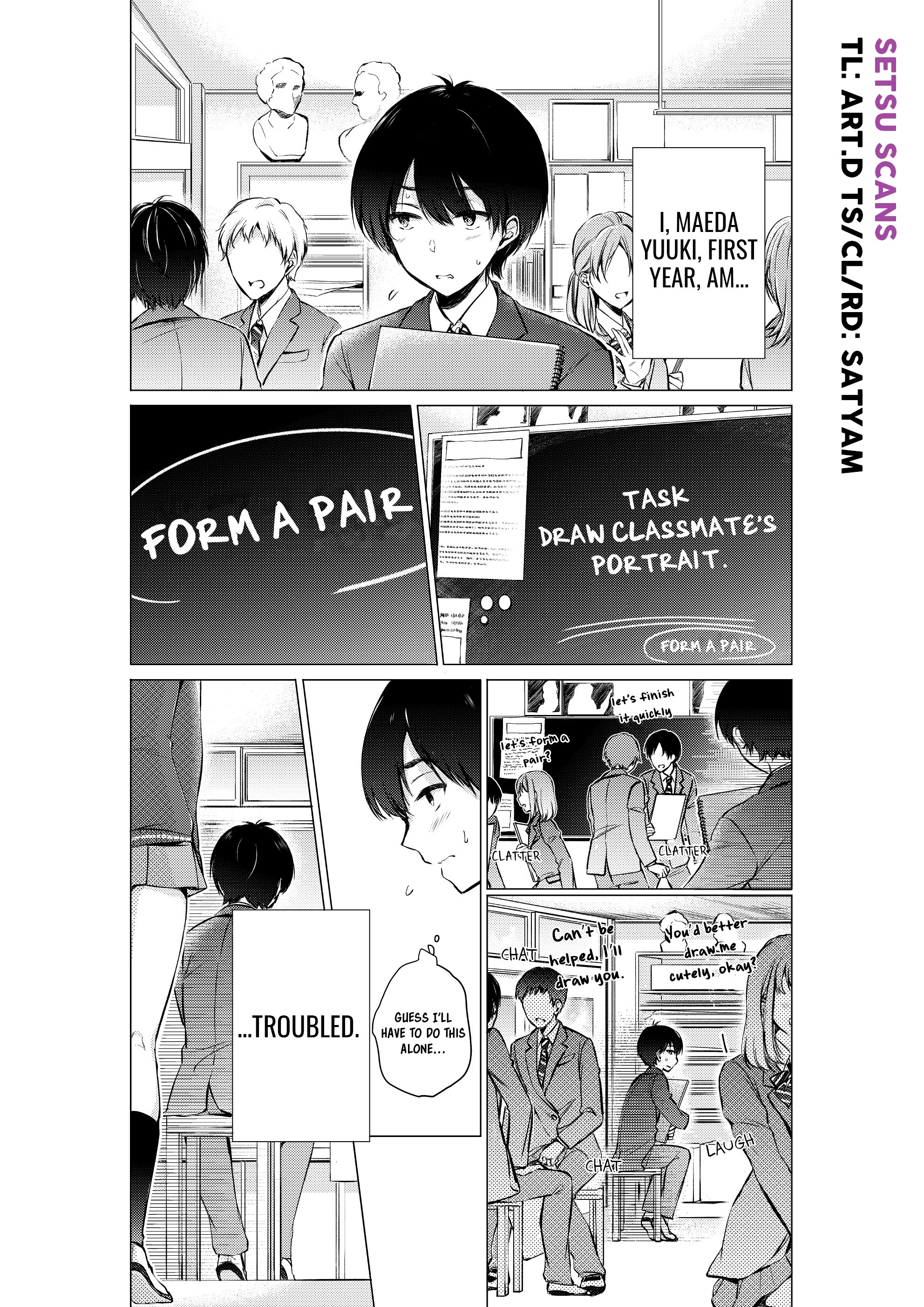 Gotou-san wa Furimukasetai! (Pre-serialization) Chapter 5 page 2 - 