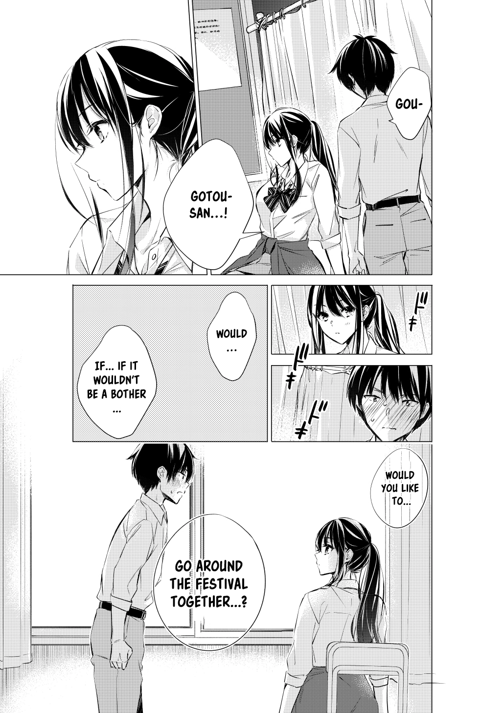 Gotou-san wa Furimukasetai! (Pre-serialization) Chapter 66 page 2 - 