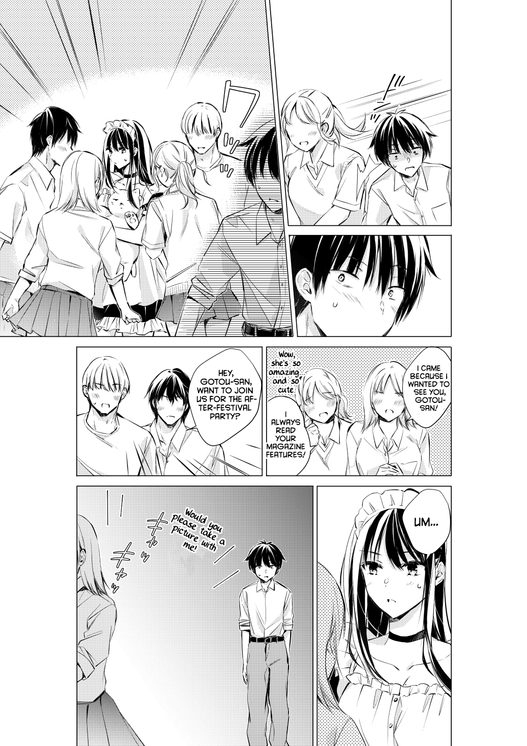 Gotou-san wa Furimukasetai! (Pre-serialization) Chapter 70 page 3 - 