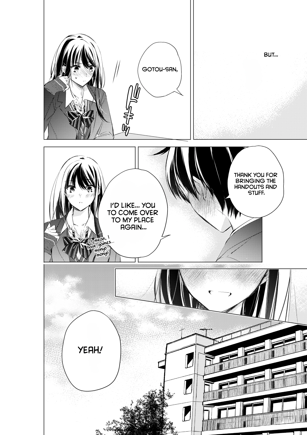 Gotou-san wa Furimukasetai! (Pre-serialization) Chapter 75 page 9 - 
