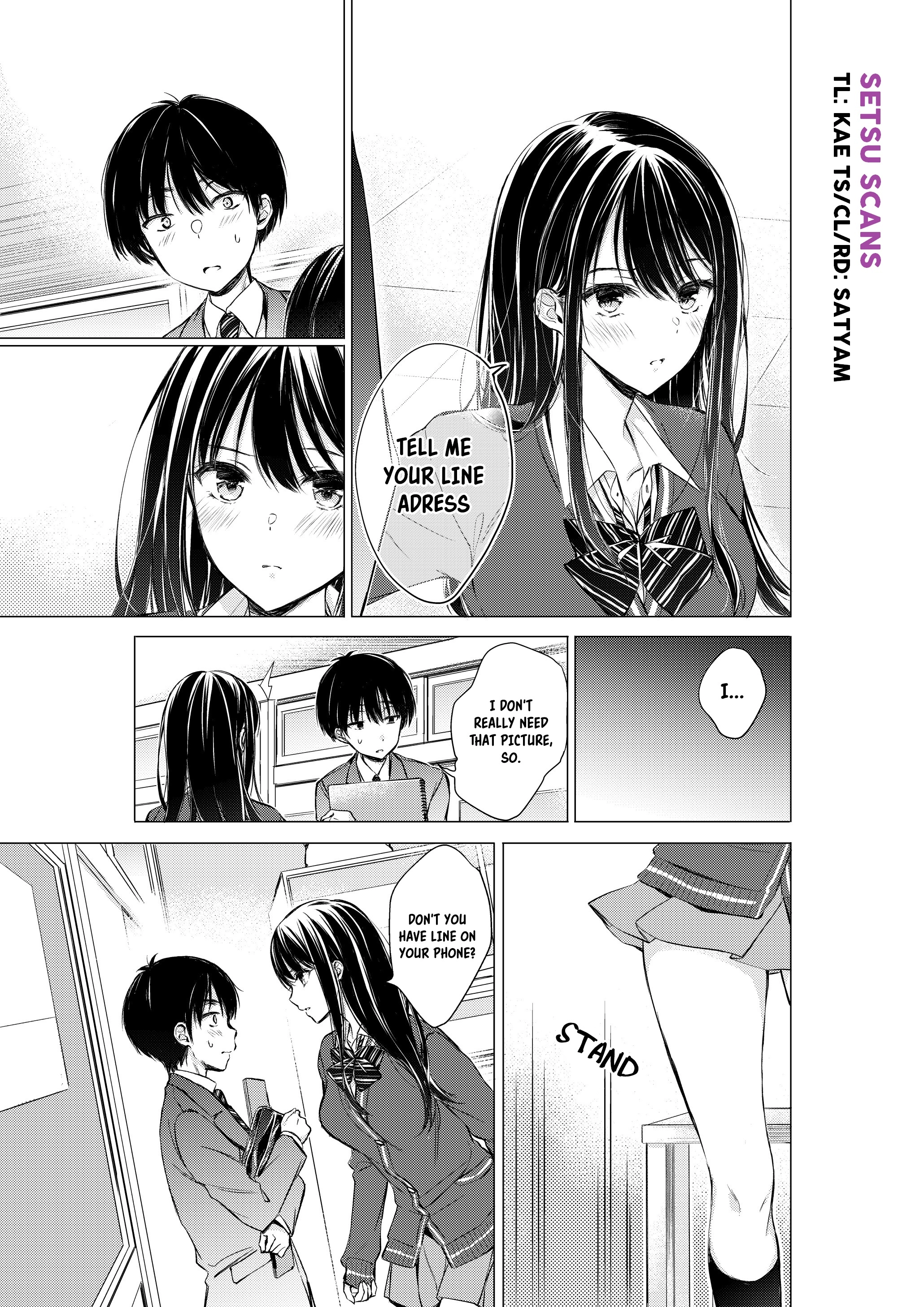 Gotou-san wa Furimukasetai! (Pre-serialization) Chapter 9 page 2 - 