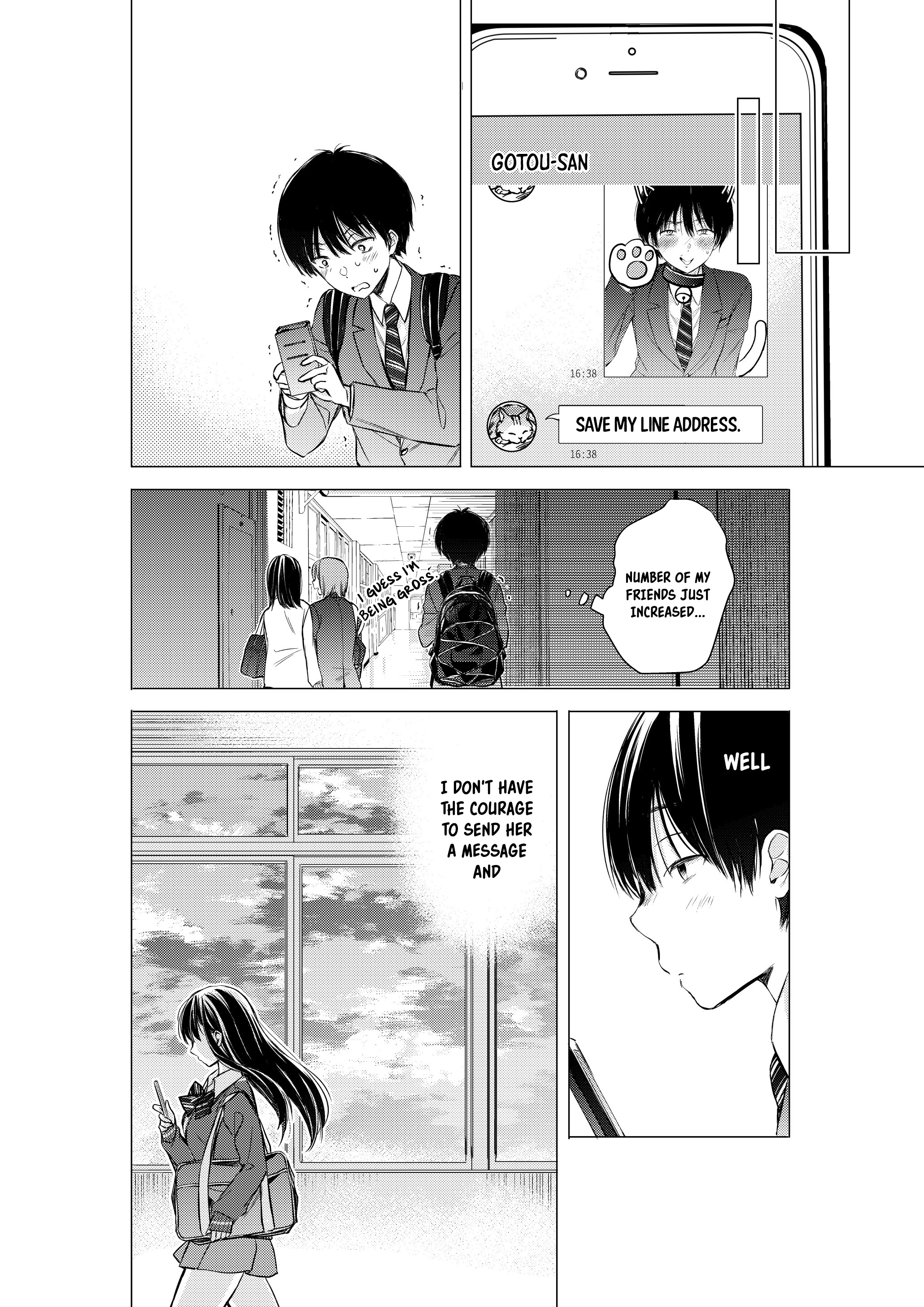 Gotou-san wa Furimukasetai! (Pre-serialization) Chapter 9 page 5 - 