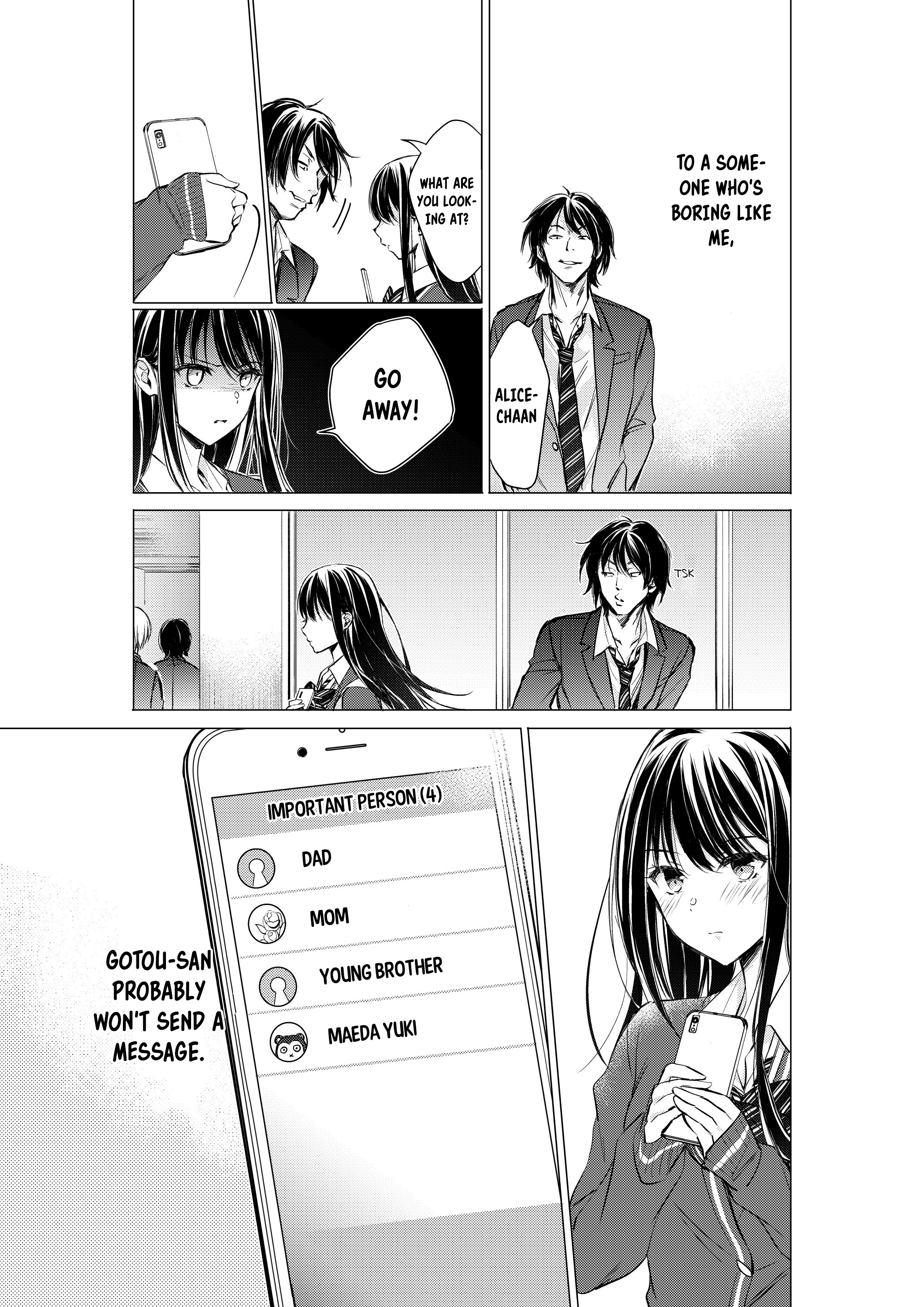 Gotou-san wa Furimukasetai! (Pre-serialization) Chapter 9 page 6 - 