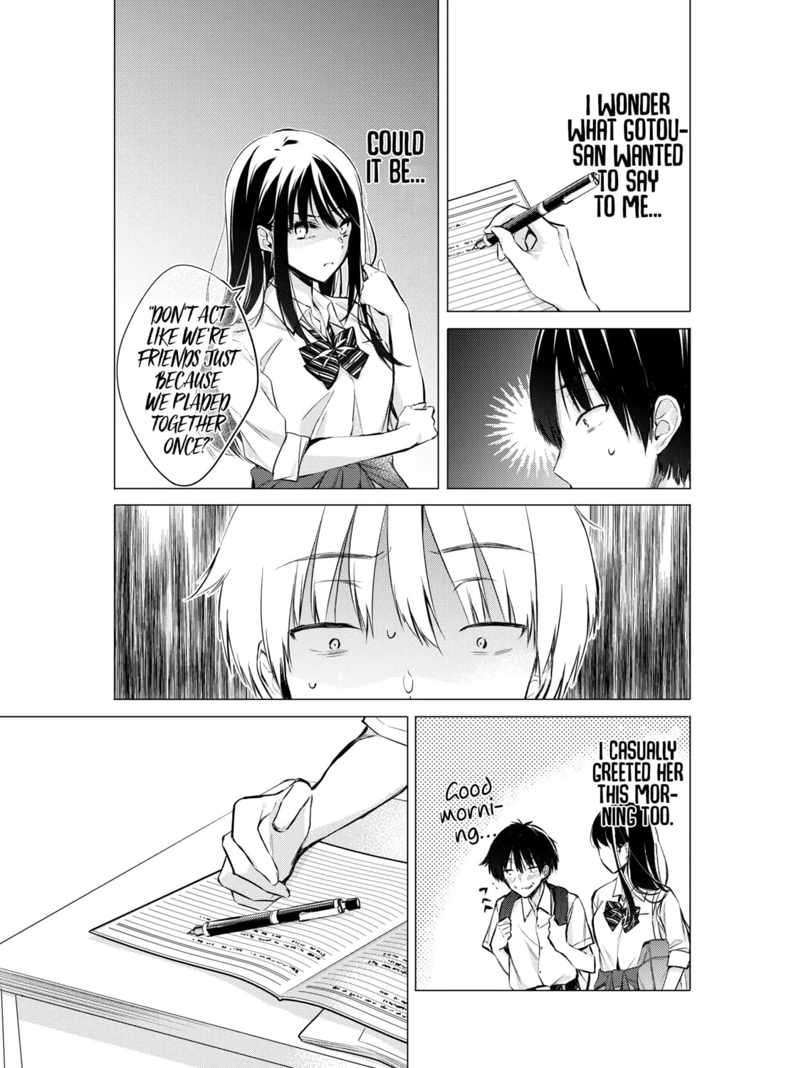 Gotou-san wa Furimukasetai! Chapter 47 page 3 - 
