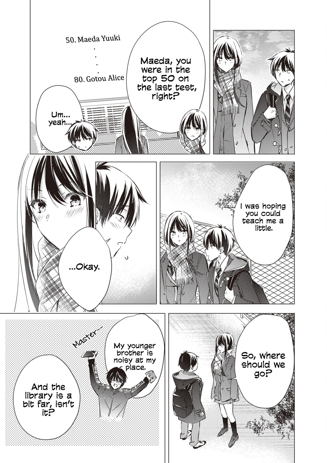 Gotou-san wa Furimukasetai! Chapter 88 page 4 - 
