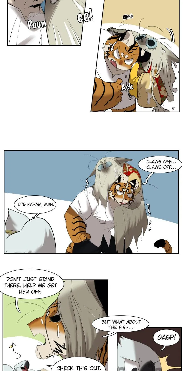 Goyangi Agassiwa Gyeonghowondeul (Colored) Chapter 233.6 page 9 - 