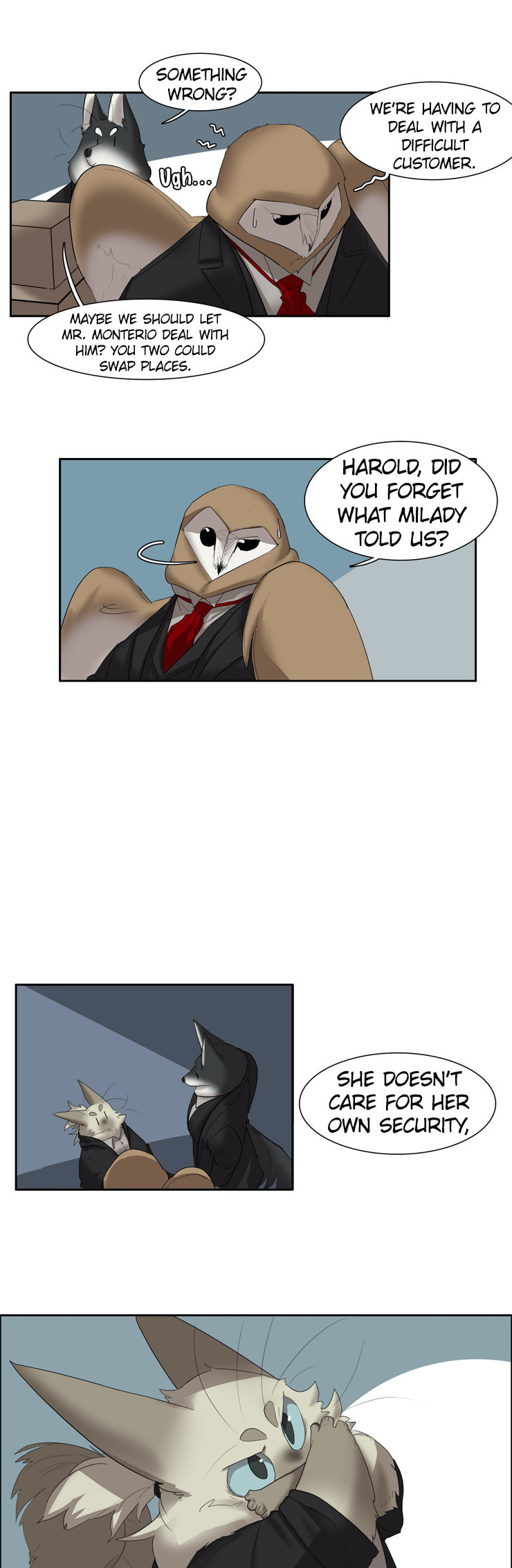 Goyangi Agassiwa Gyeonghowondeul (Colored) Chapter 276 page 3 - 