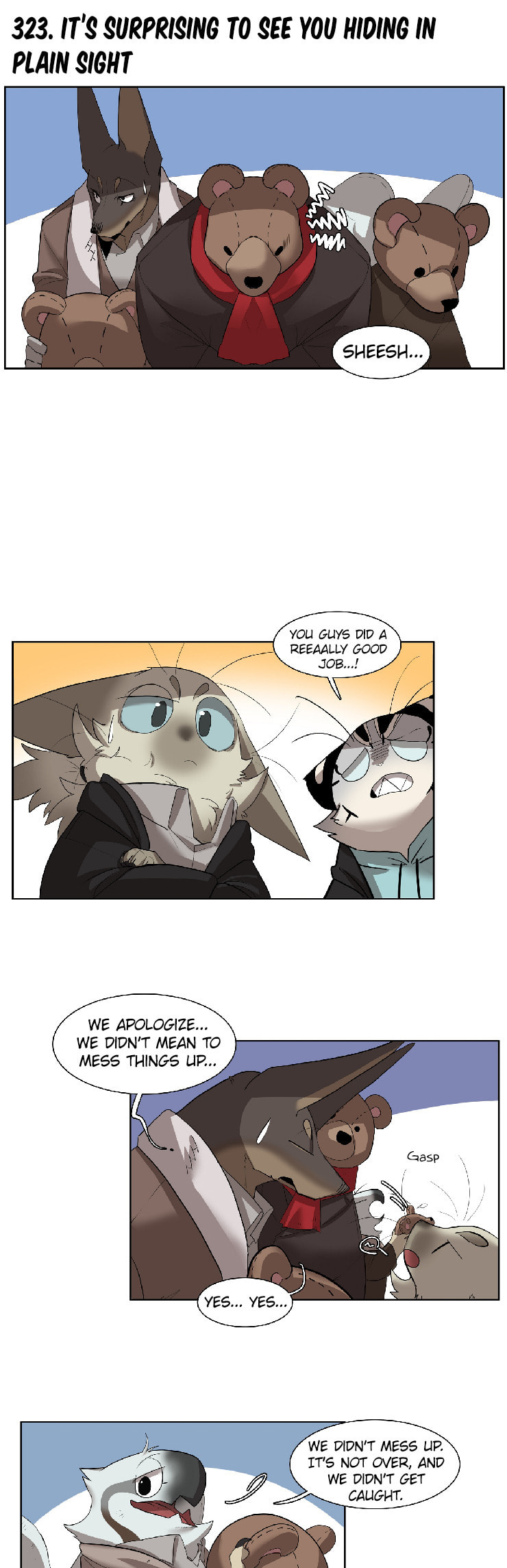Goyangi Agassiwa Gyeonghowondeul (Colored) Chapter 279 page 2 - 