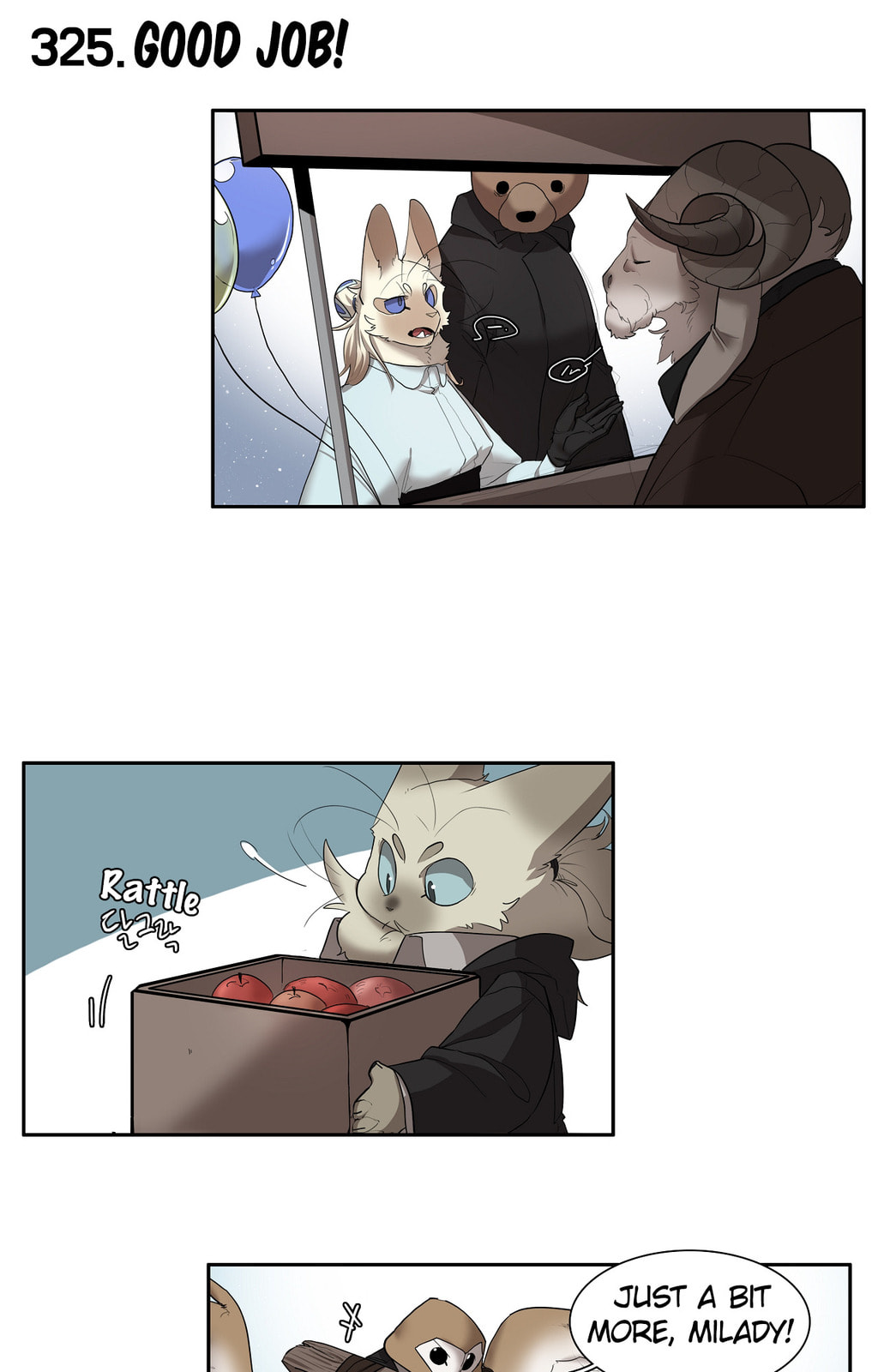 Goyangi Agassiwa Gyeonghowondeul (Colored) Chapter 281 page 2 - 