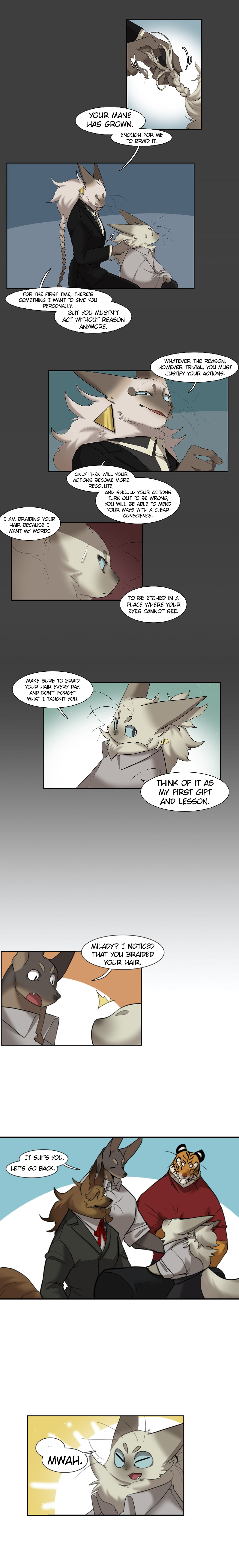 Goyangi Agassiwa Gyeonghowondeul (Colored) Chapter 284 page 8 - 