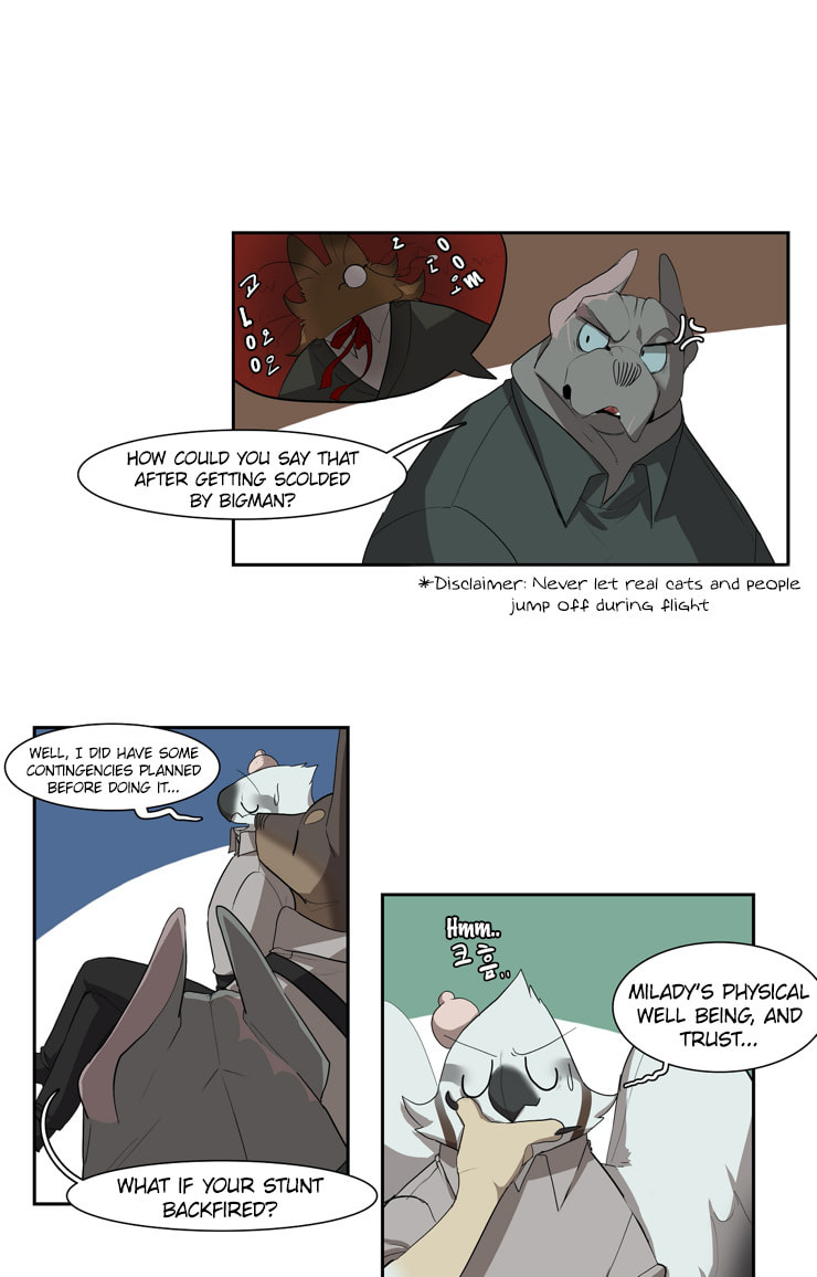 Goyangi Agassiwa Gyeonghowondeul (Colored) Chapter 287 page 3 - 