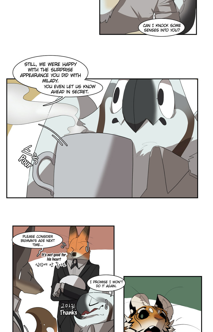 Goyangi Agassiwa Gyeonghowondeul (Colored) Chapter 287 page 4 - 
