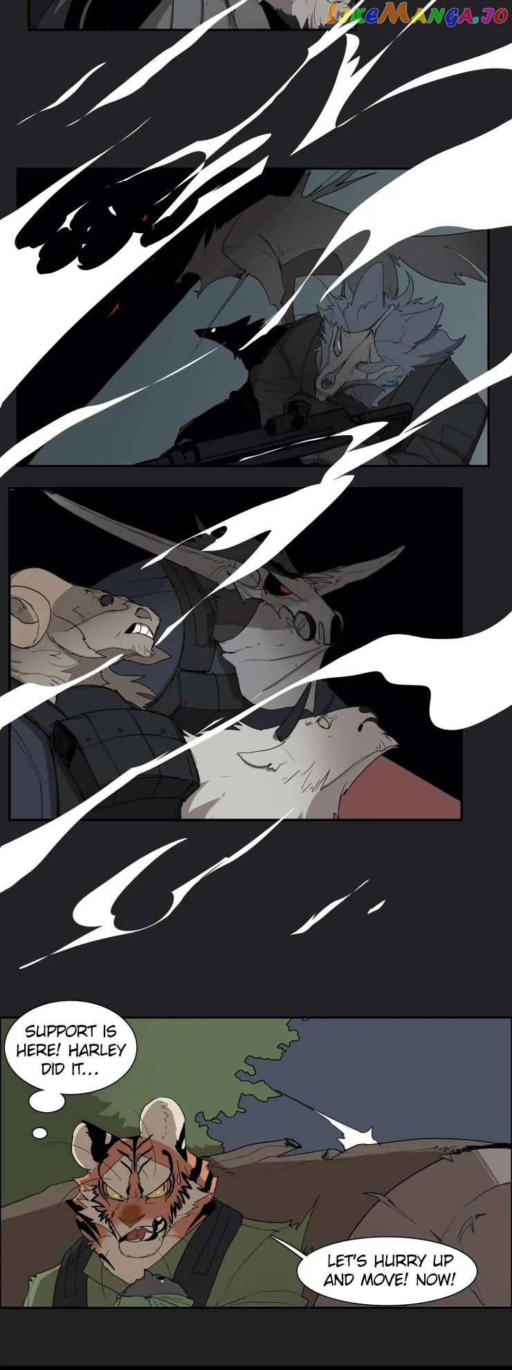 Goyangi Agassiwa Gyeonghowondeul Chapter 219 page 8 - 