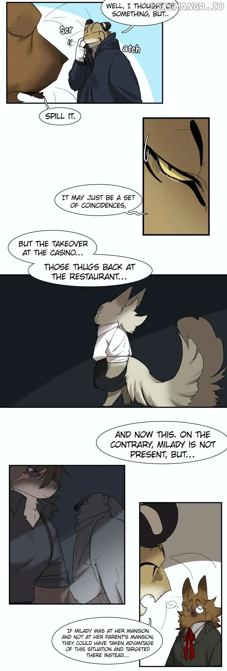 Goyangi Agassiwa Gyeonghowondeul Chapter 240 page 6 - 
