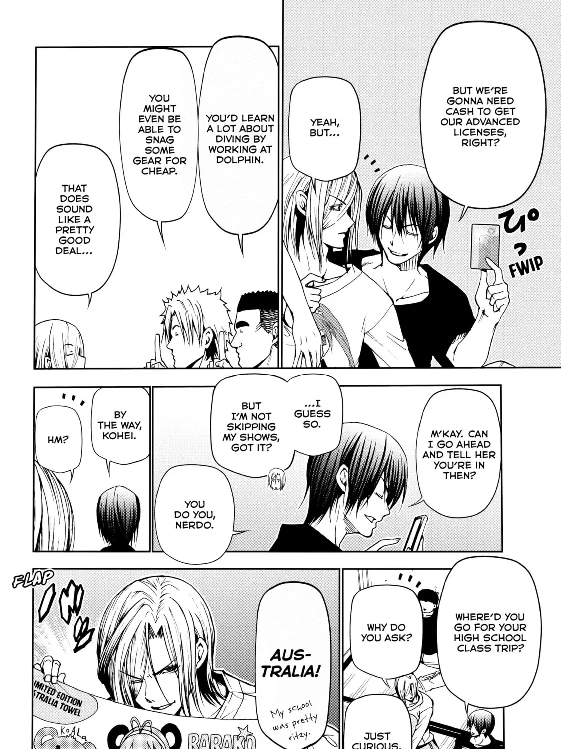 Grand Blue Dreaming Chapter 0.7 page 55 - 