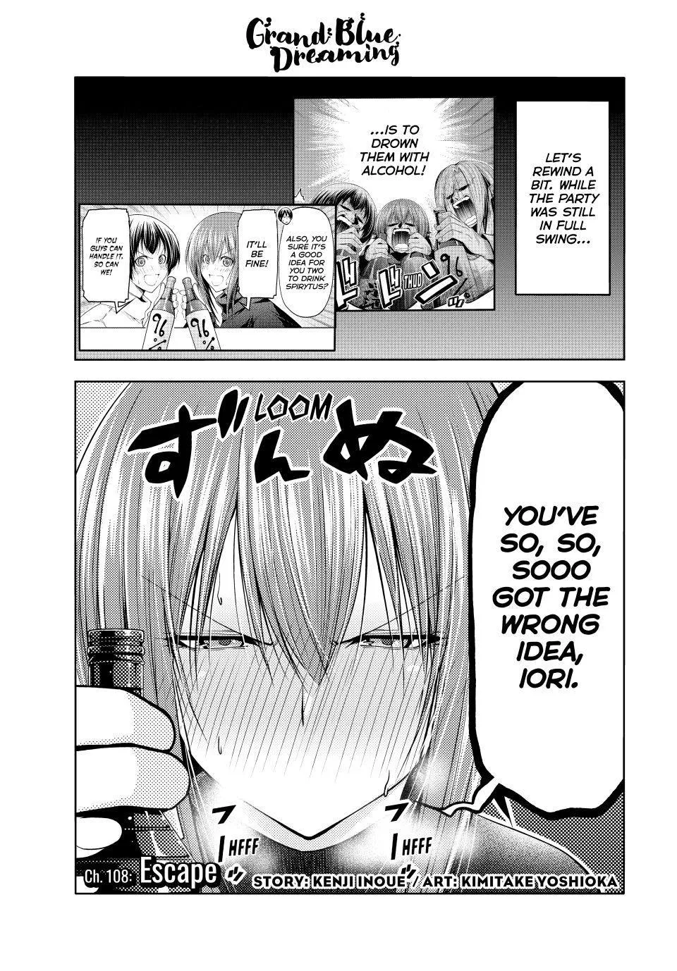 Grand Blue Dreaming Chapter 108 page 1 - 